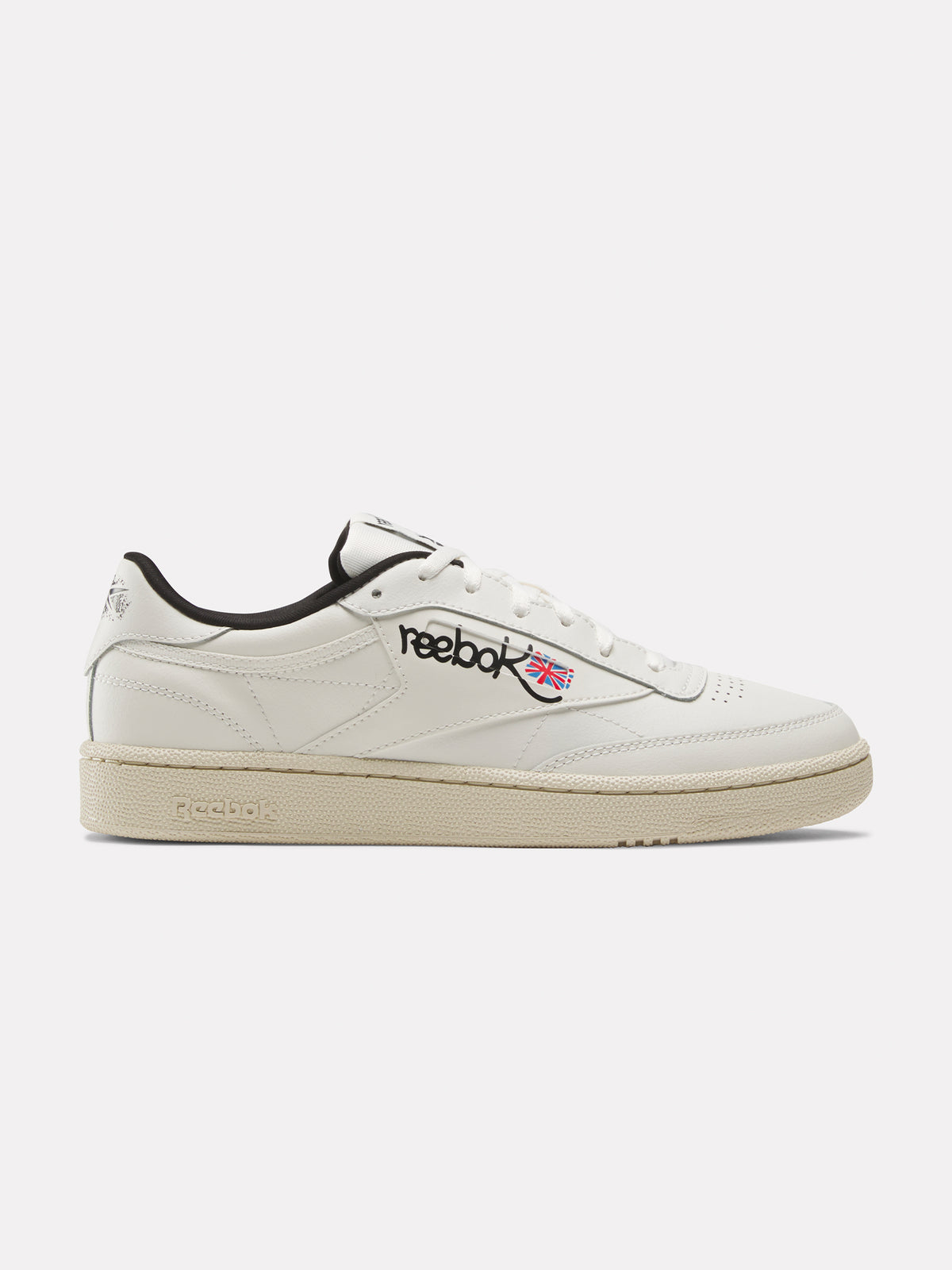 Reebok Unisex Club C 85 Heritage Court Sneaker | White/Black