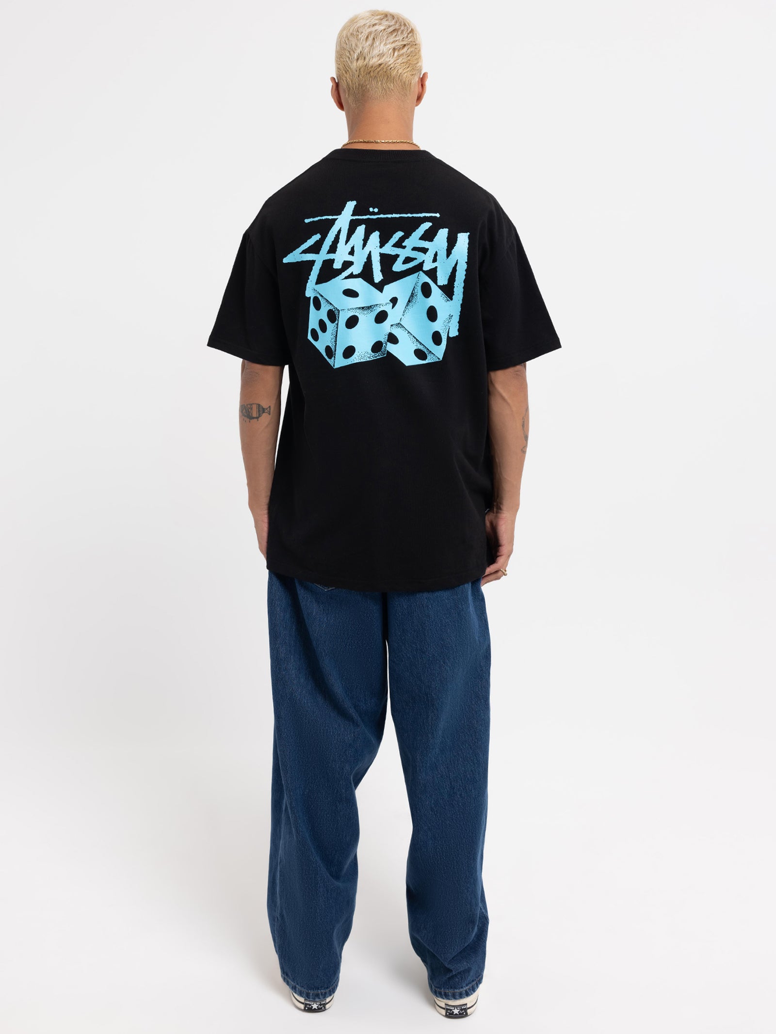 STUSSY☆Pair Of Dice Heavyweight リラックスTシャツ 