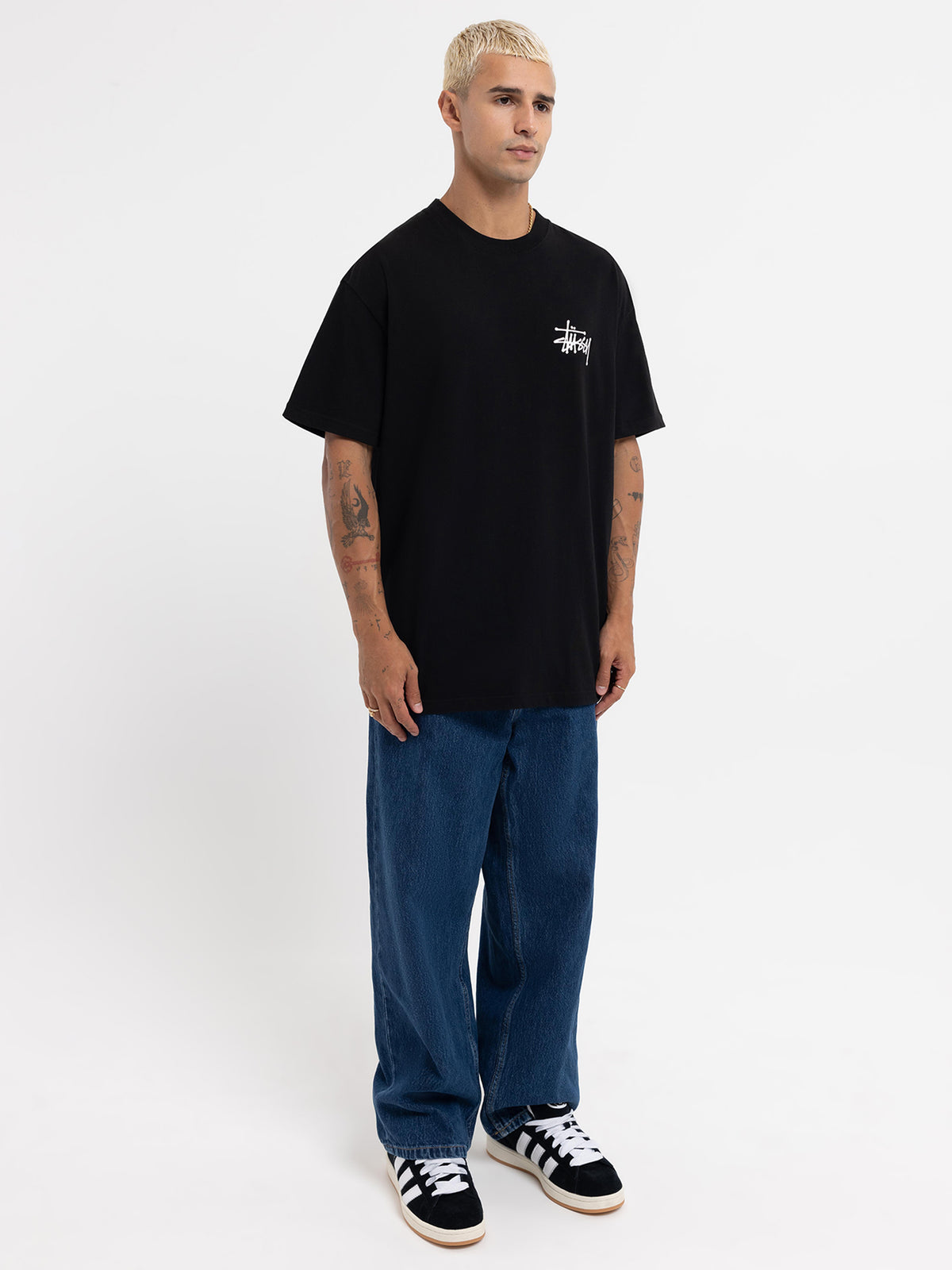 Stussy Graffiti Heavyweight T-Shirt | Black