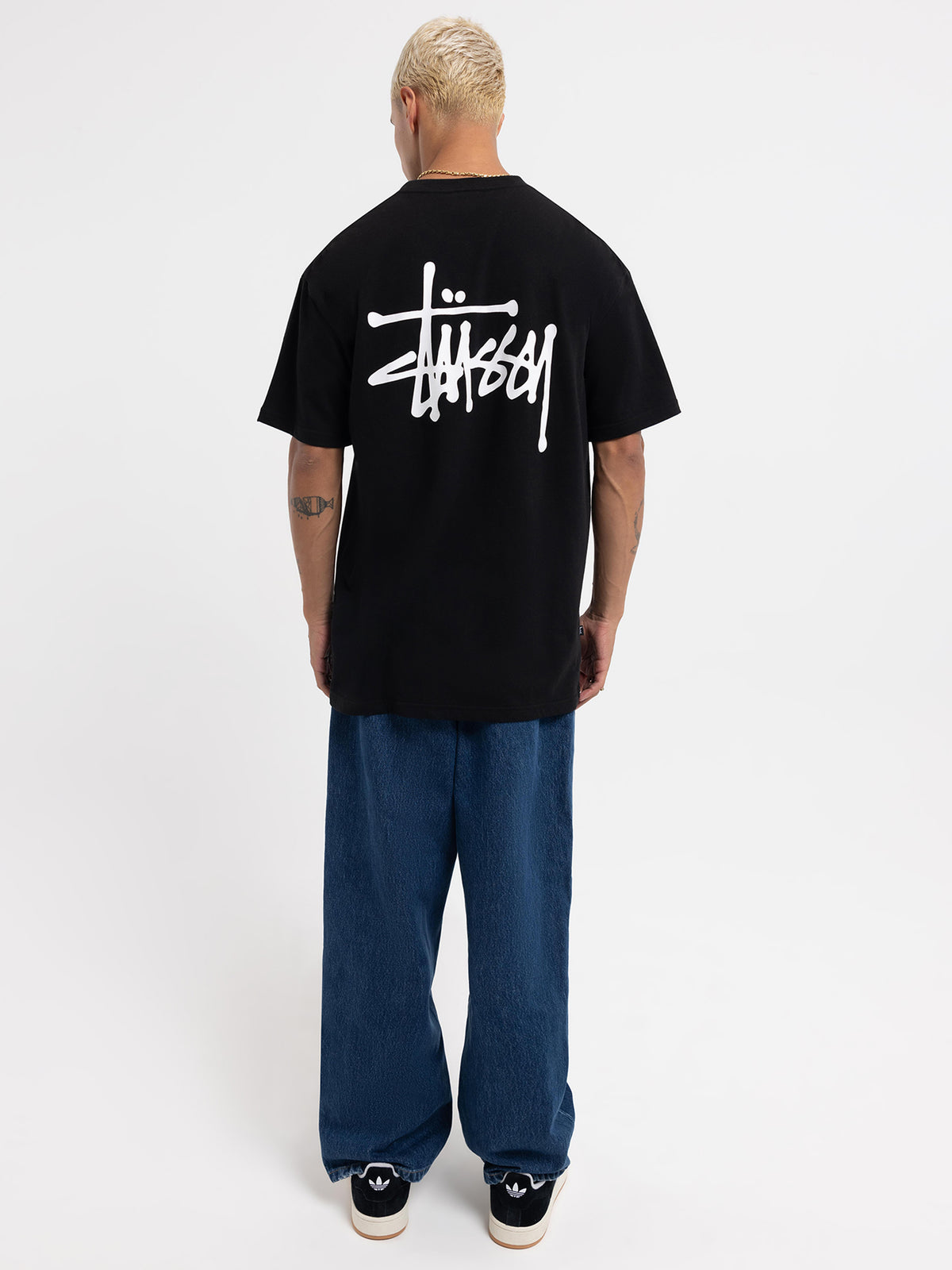 Stussy Graffiti Heavyweight T-Shirt | Black