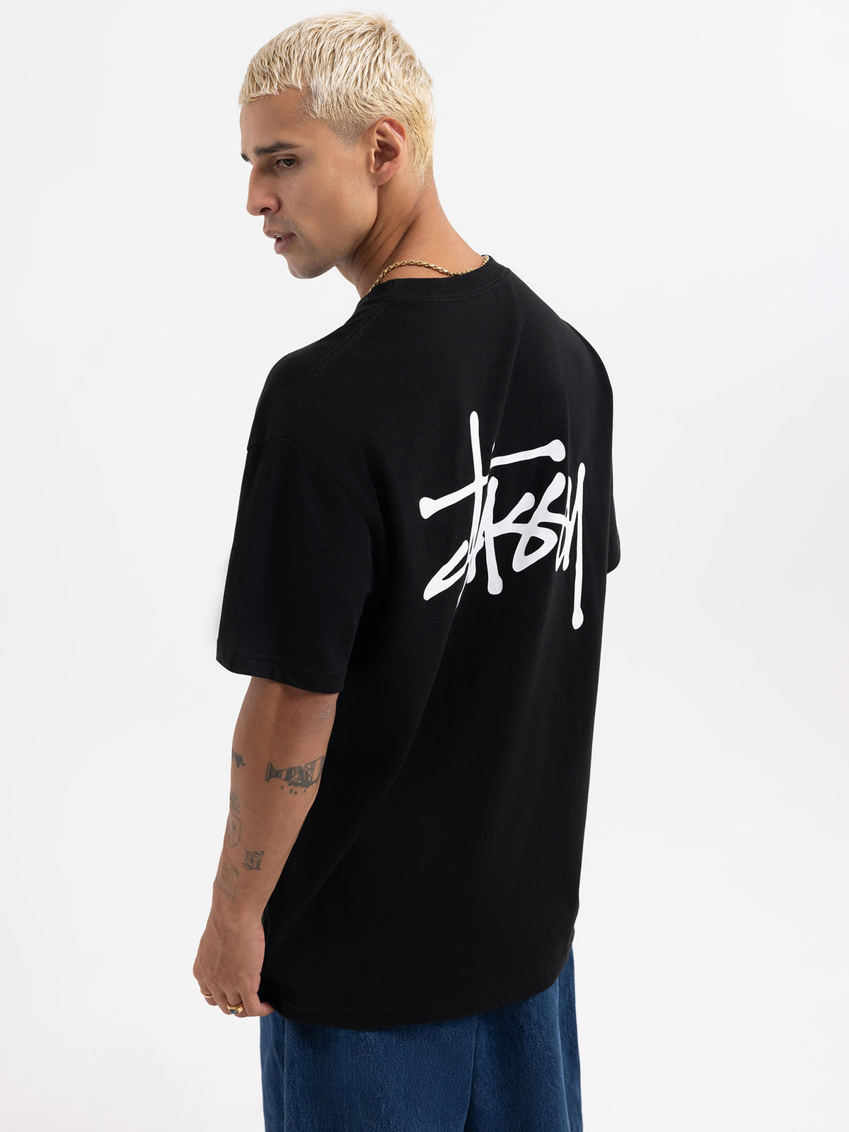 Stussy Graffiti Heavyweight T-Shirt | Black