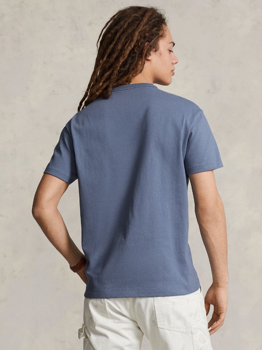 Polo Ralph Lauren Heavy Weight Jersey T-Shirt in Capri Blue | Capri Blue