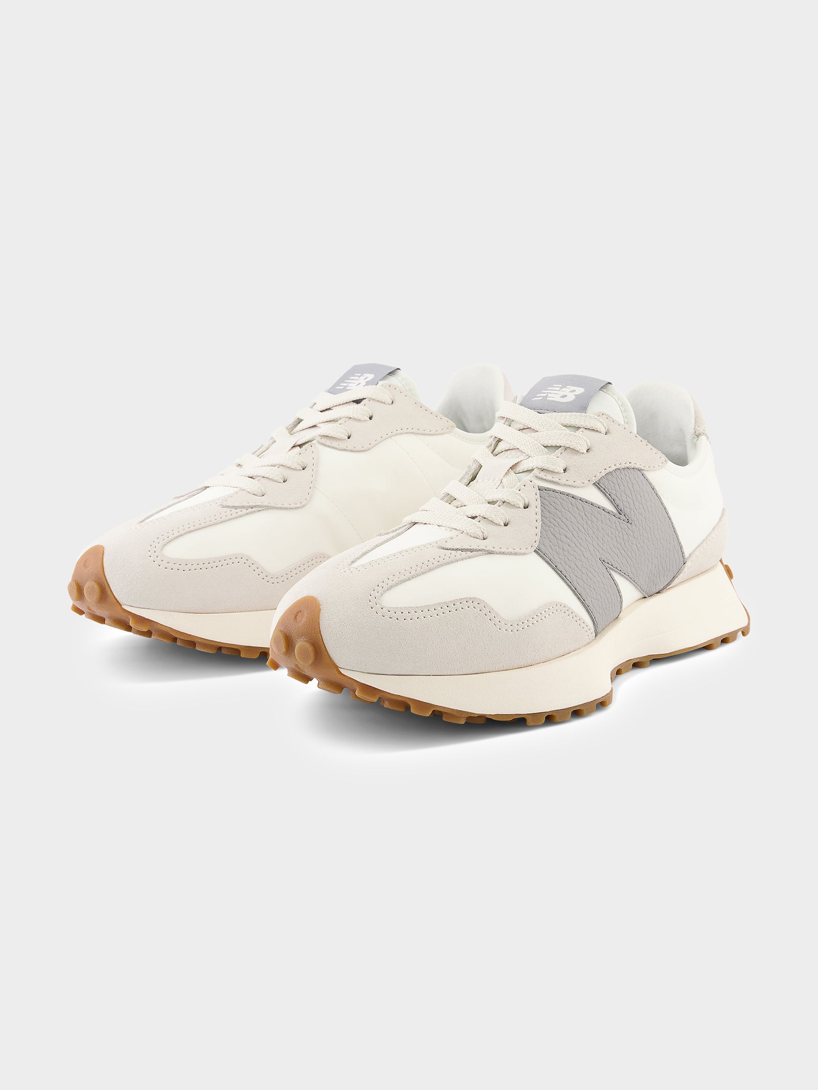 New balance Unisex 327 Sneakers in Grey & White | Glue Store