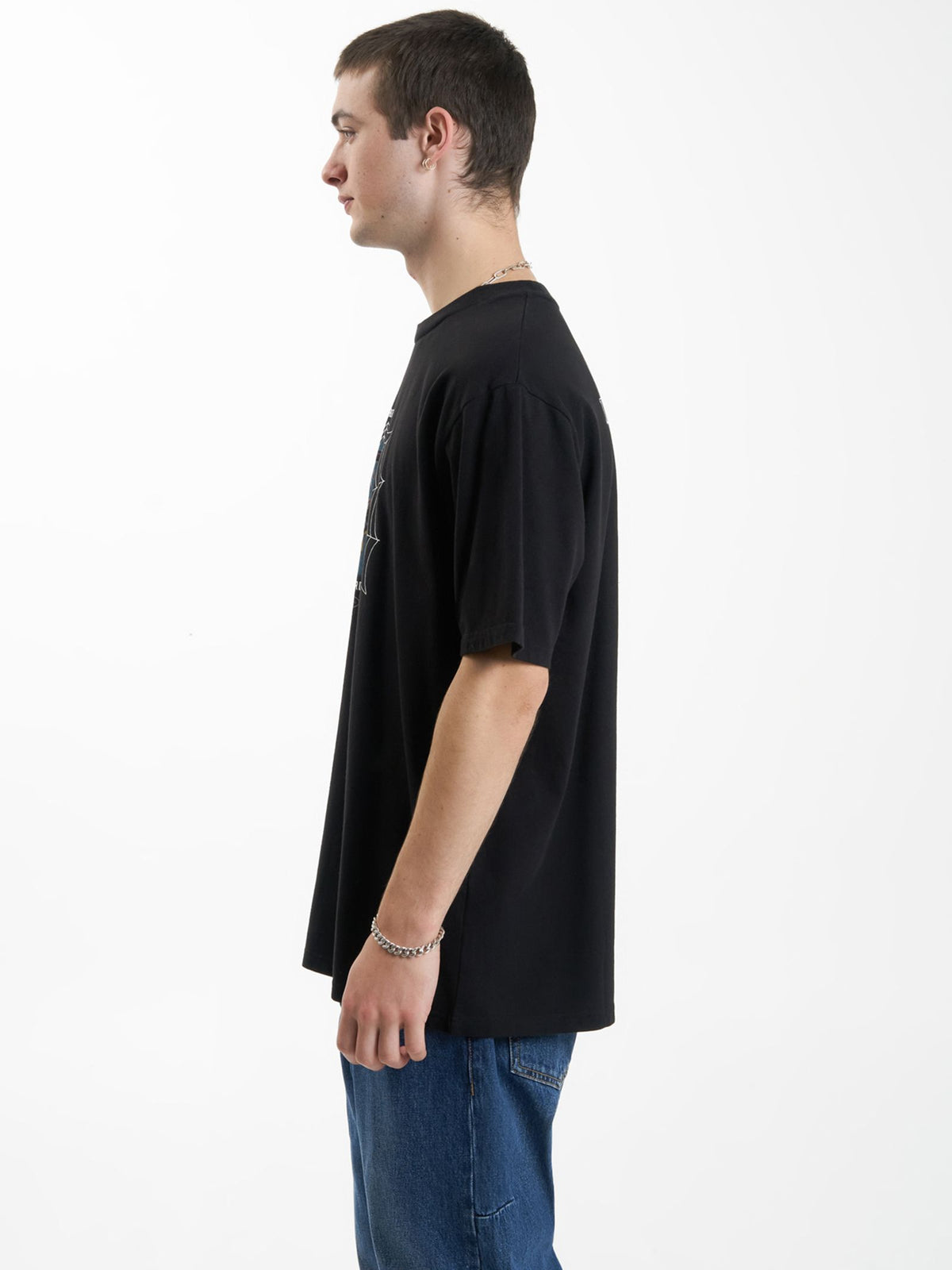 Thrills Disorder Disorder Oversized Fit T-Shirt | Black