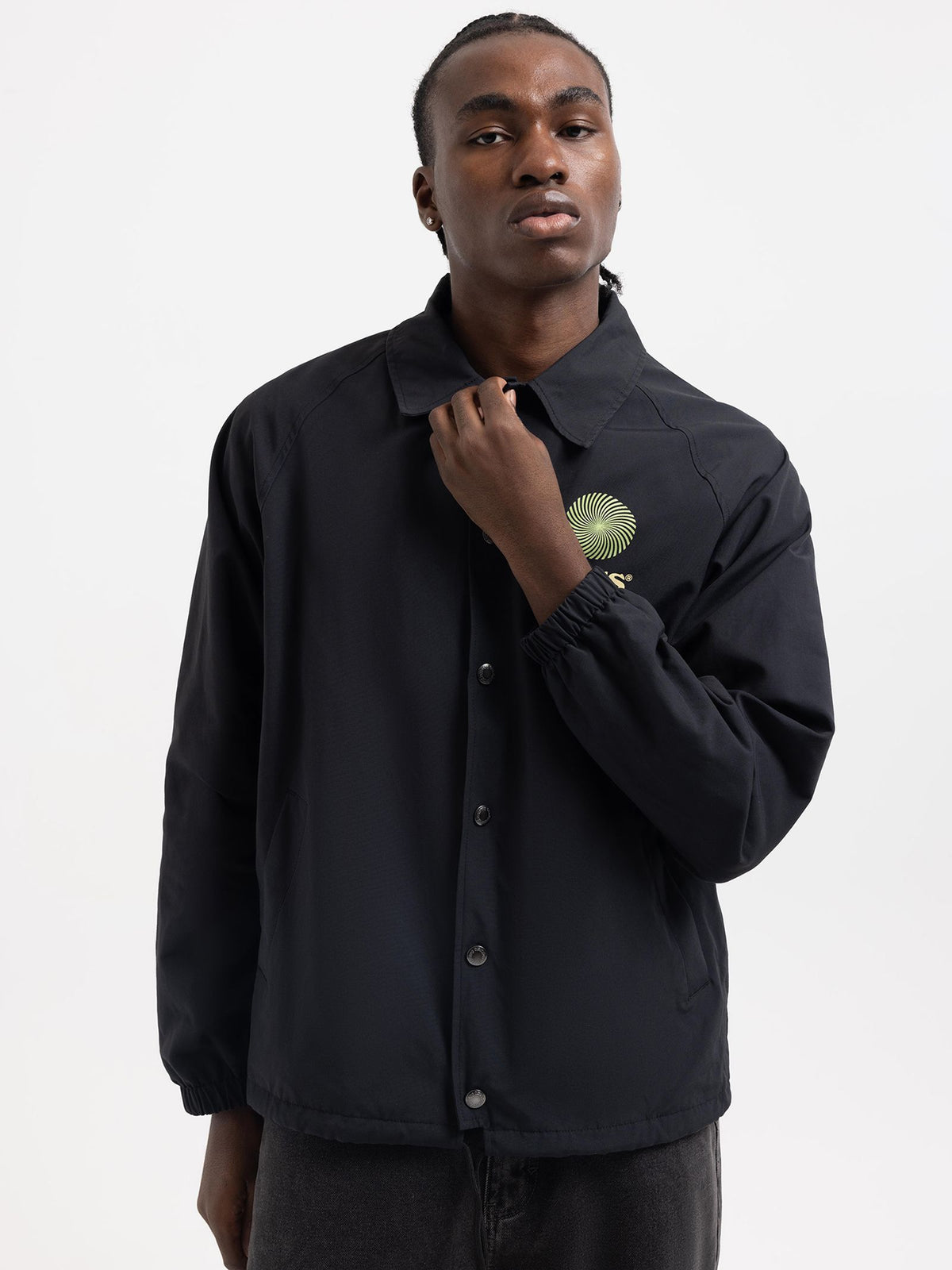 Deus Strata Coach Jacket | Black