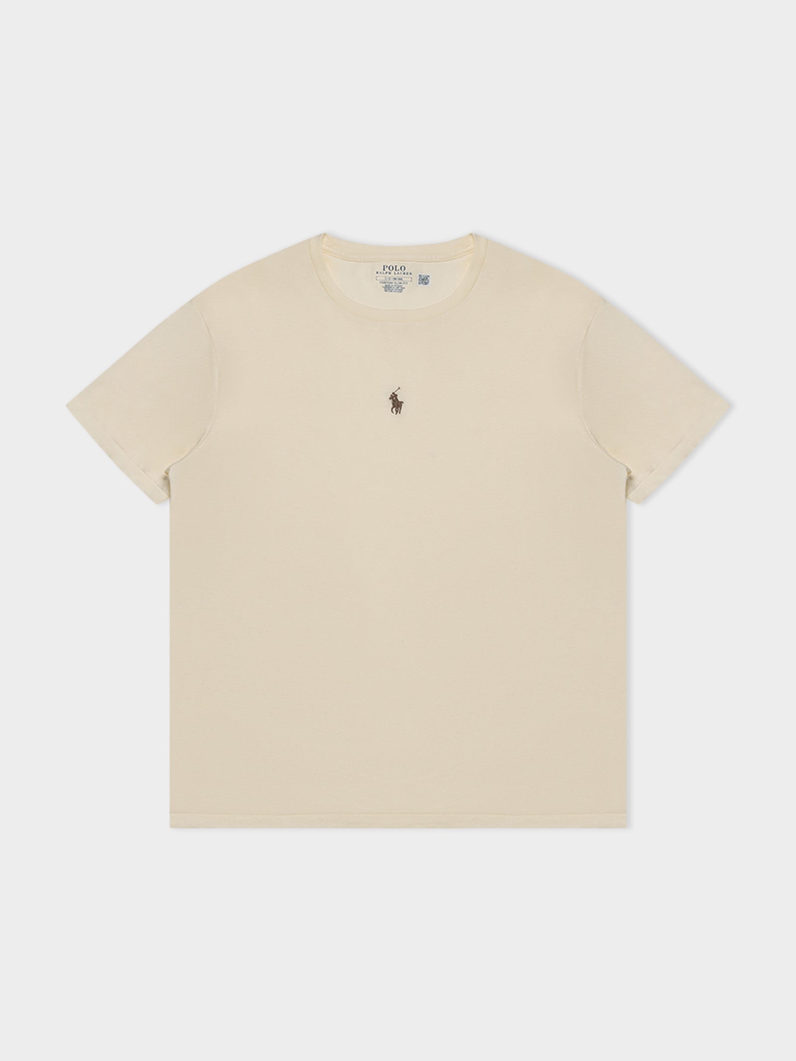 Centre Pony T-Shirt in Clubhouse Cream