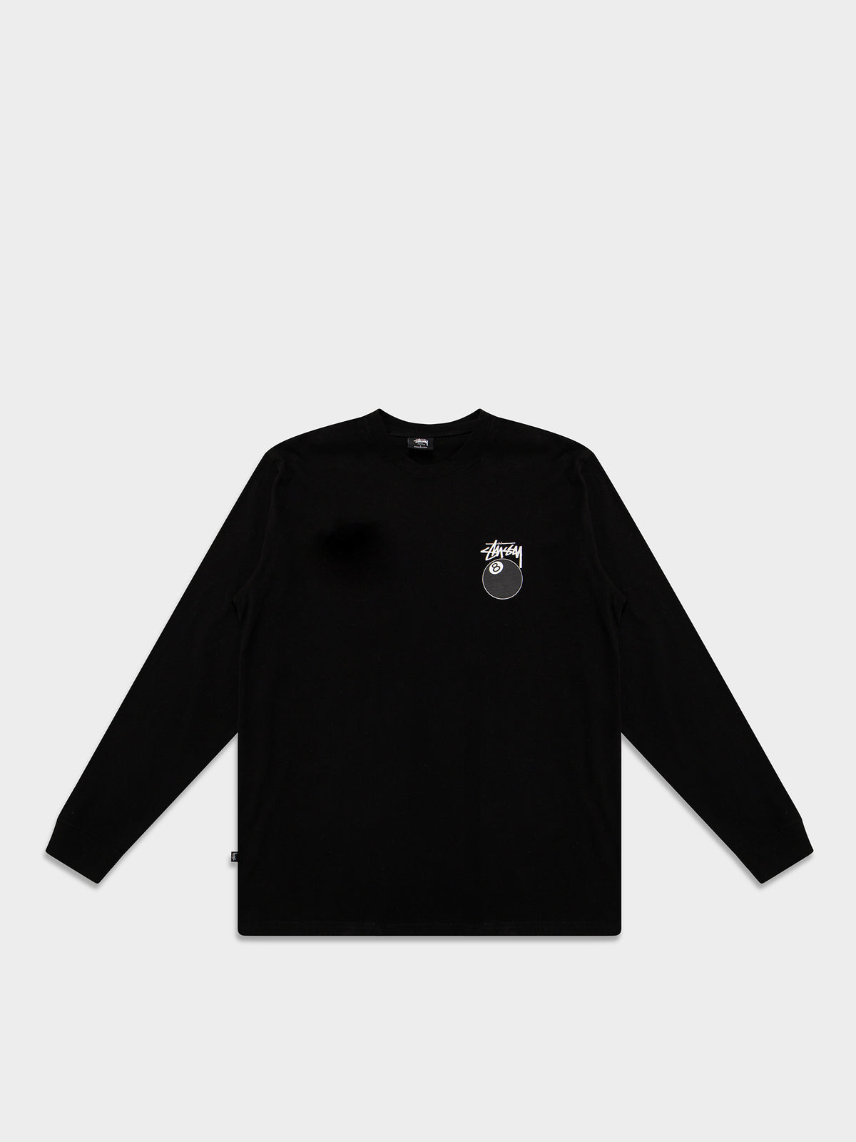 Stussy Solid 8 Ball Long Sleeve T-Shirt in Black | Black