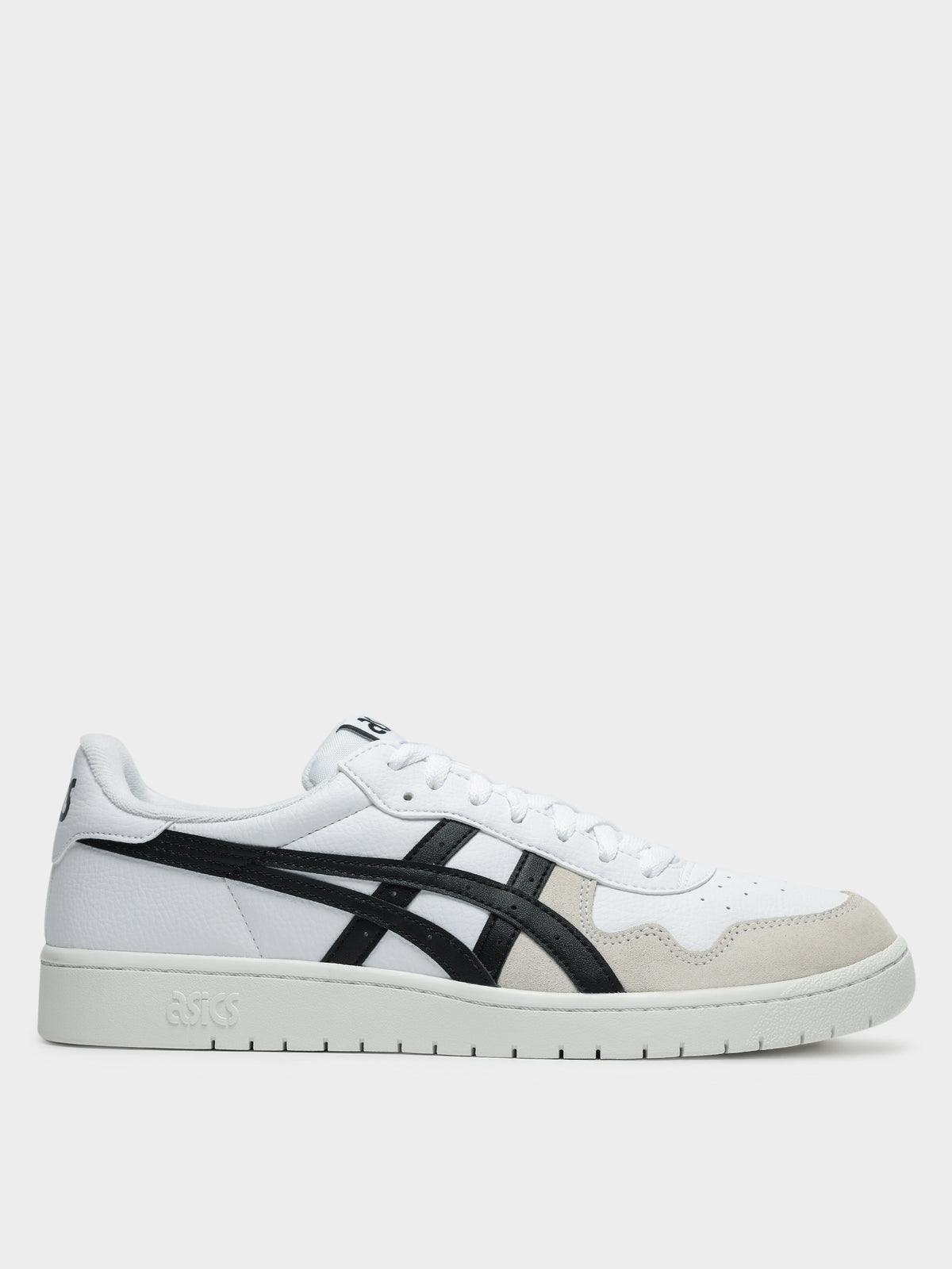 Asics Mens Japan S Sneakers in White & Black | White/Black