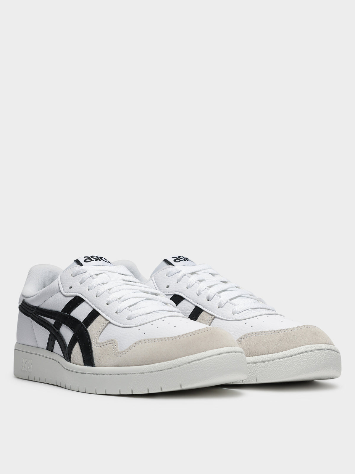 Asics Mens Japan S Sneakers in White & Black | White/Black