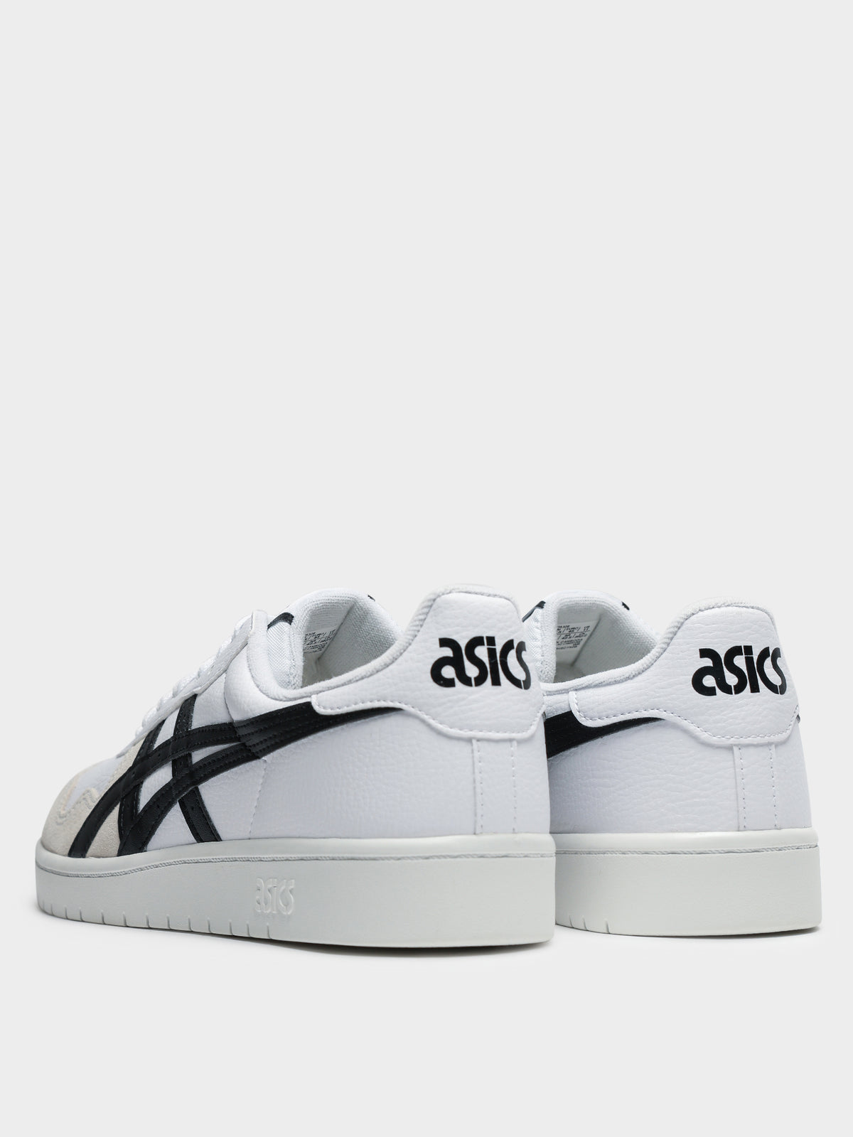 Asics Mens Japan S Sneakers in White & Black | White/Black