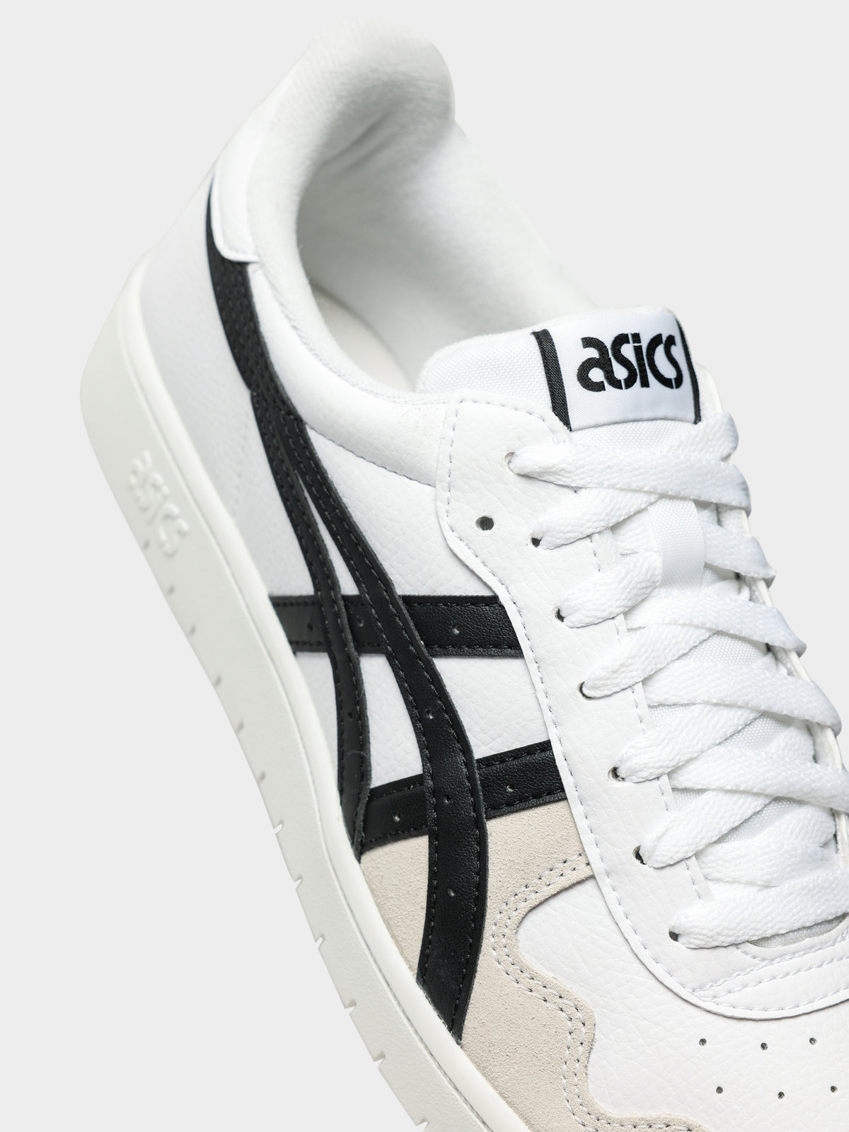 Asics Mens Japan S Sneakers in White & Black | White/Black