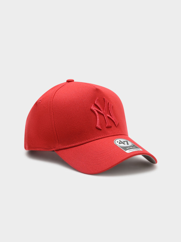 47 brand New York Yankees Cap in Red Red | Glue Store