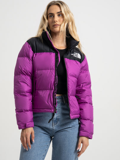 96 Retro Nuptse Puffer Jacket in Purple