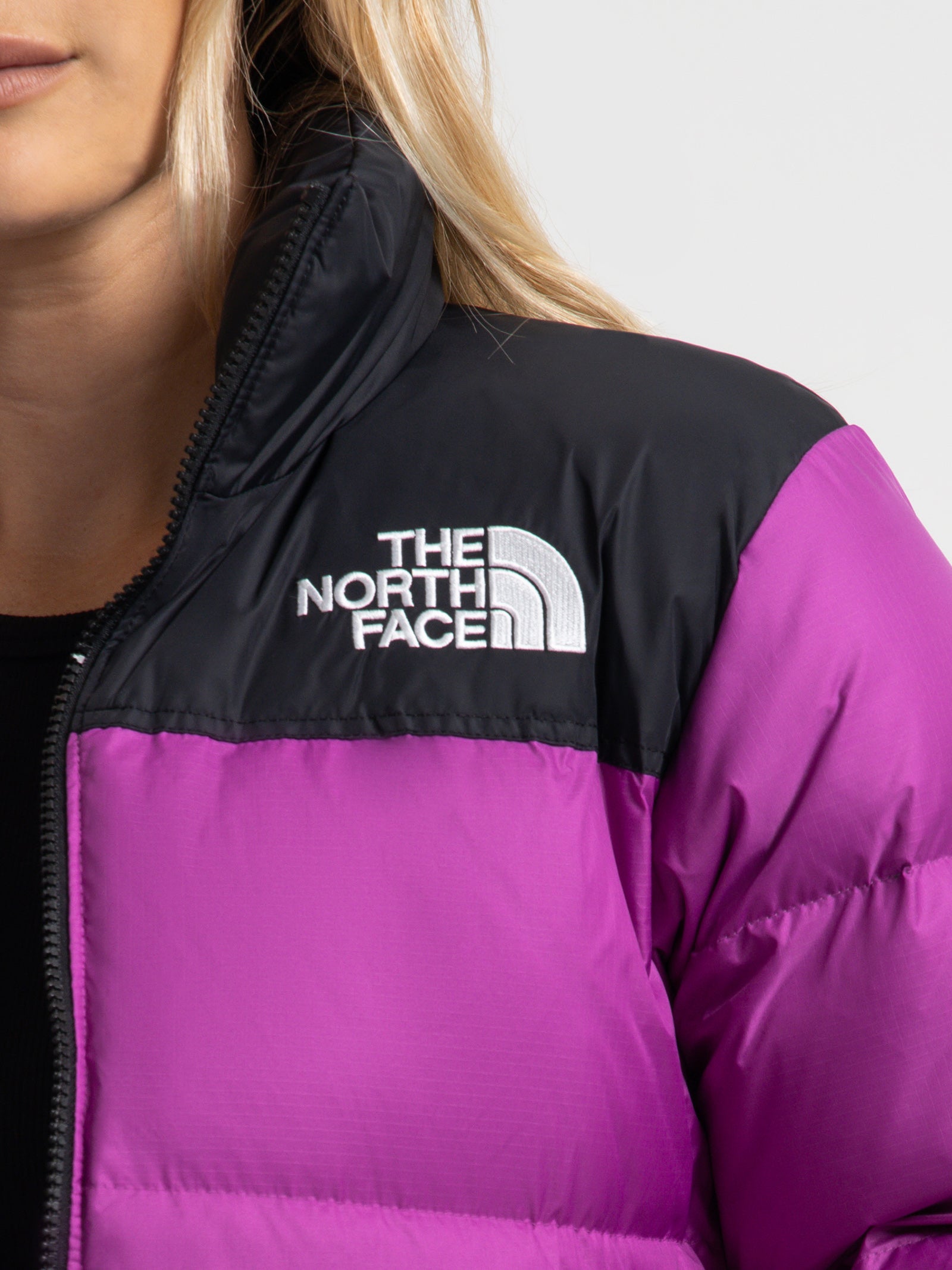 96 Retro Nuptse Puffer Jacket in Purple