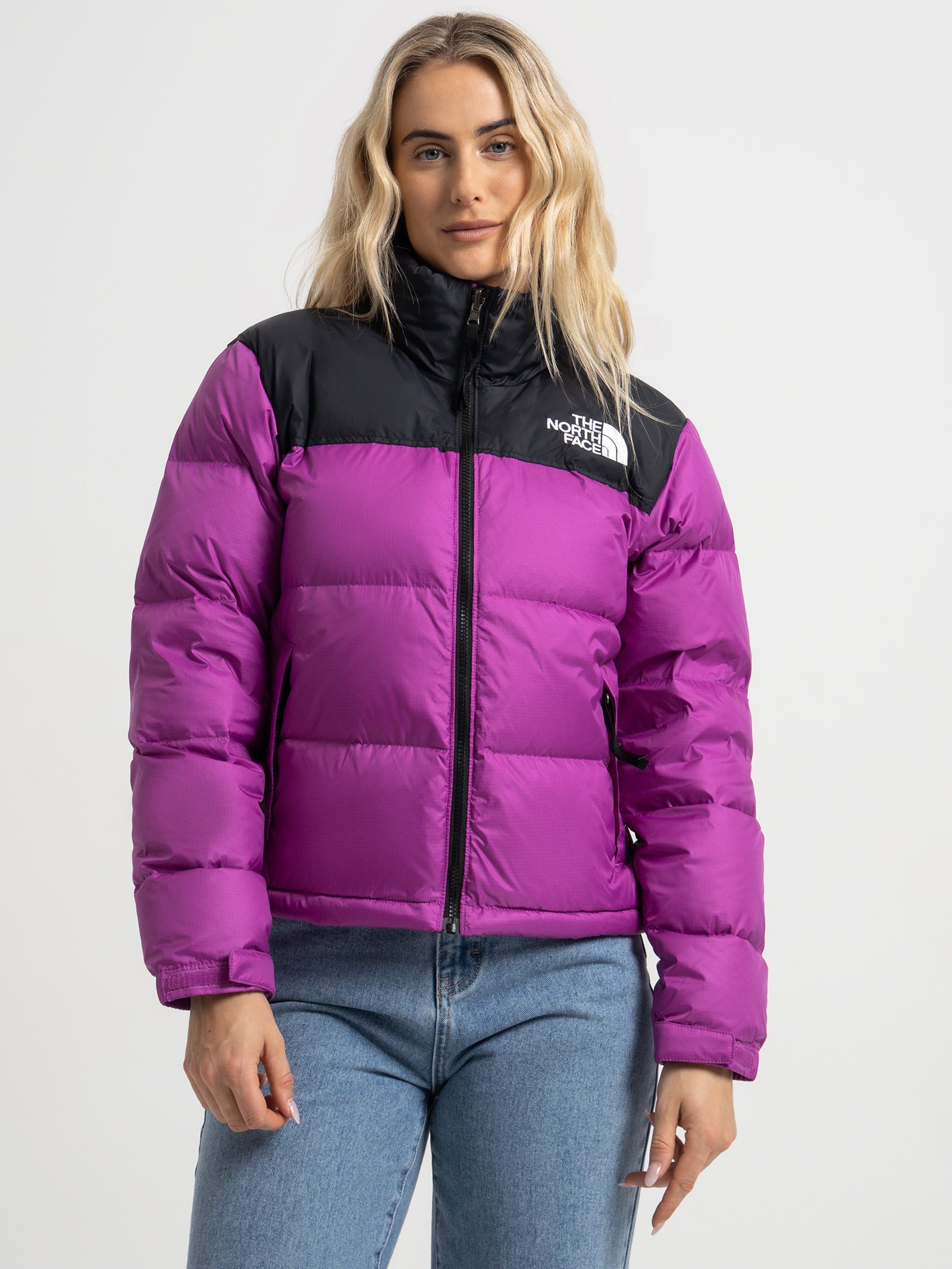 96 Retro Nuptse Puffer Jacket in Purple