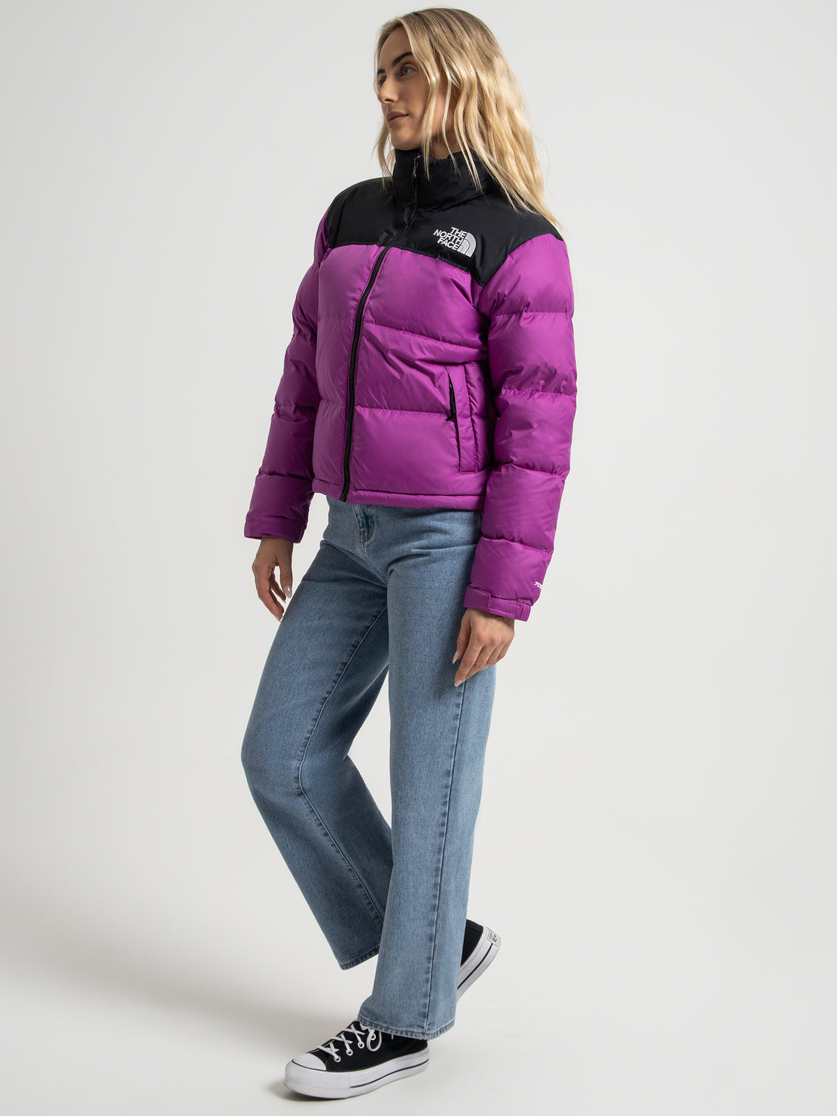 The North Face 96 Retro Nuptse Puffer Jacket in Purple | Purple