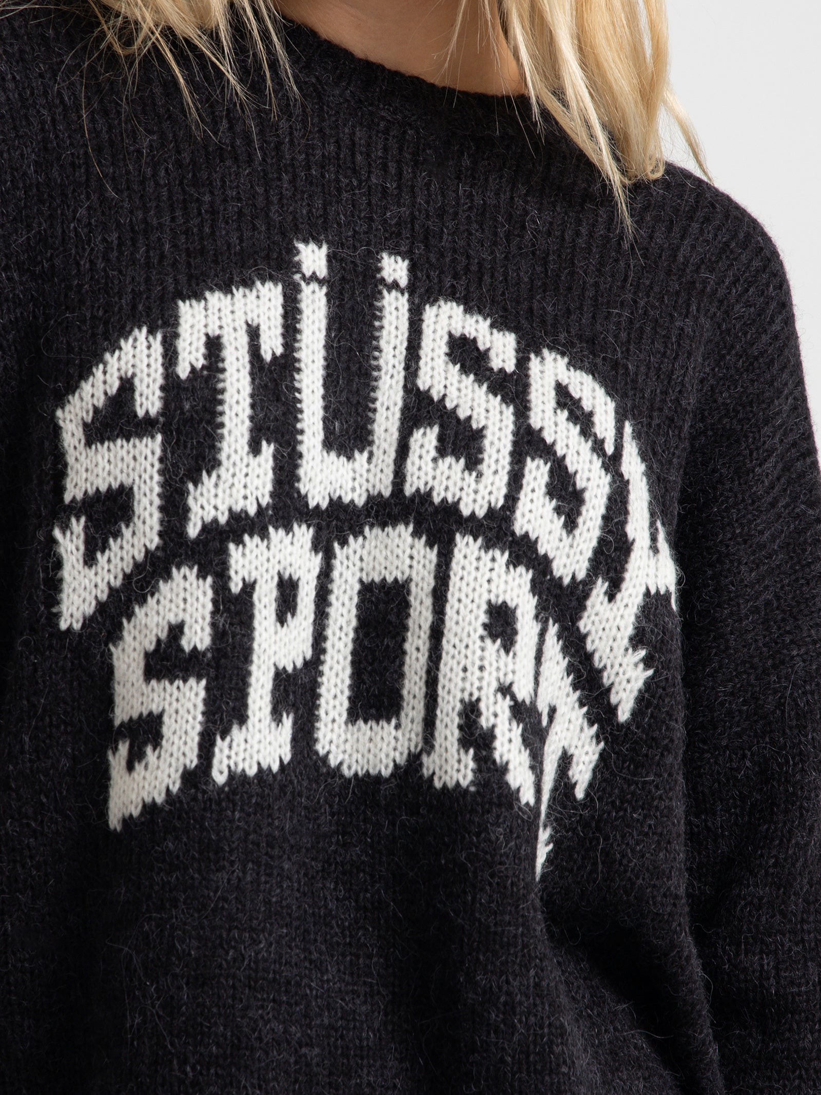 Stussy Sport Knit in Black