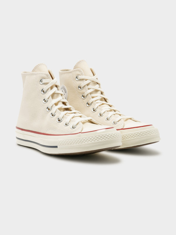 Unisex Chuck Taylor All Star 70 High Top Sneakers in Parchment - Glue Store