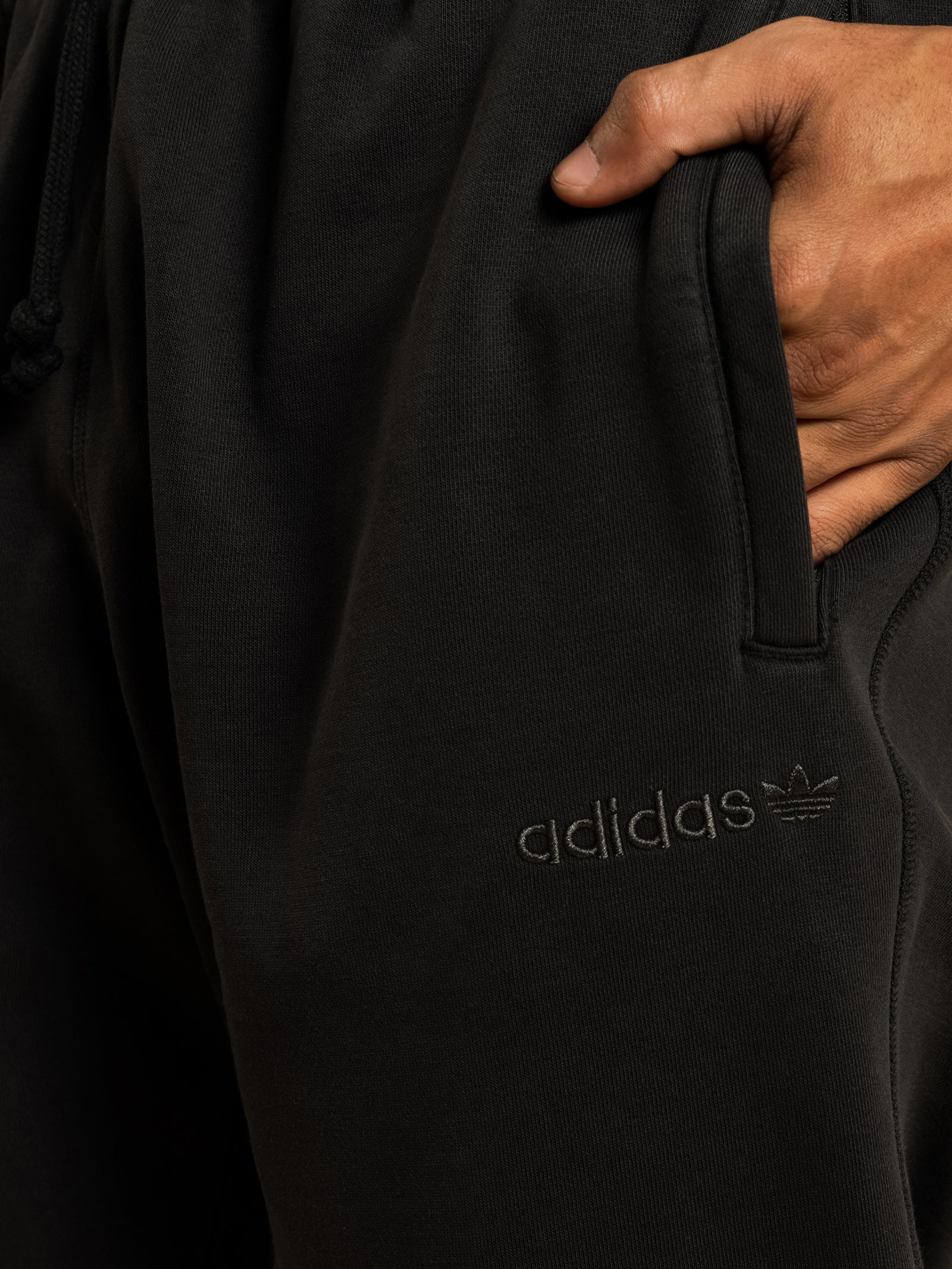 Adilenium Oversized Track Pants in Black - Glue Store