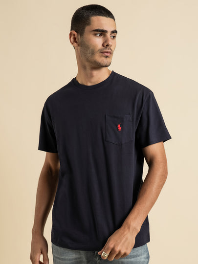 Classic Fit T-Shirt in Ink Blue