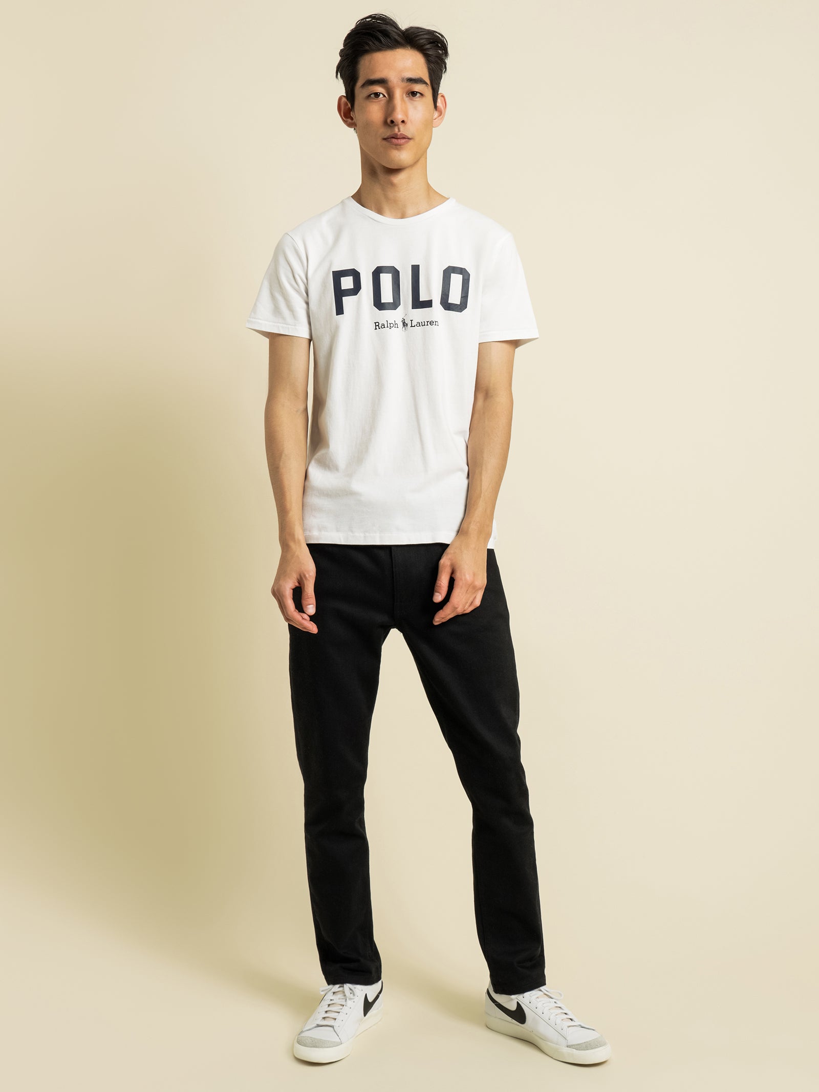 Polo Short Sleeve Jersey T-Shirt in White