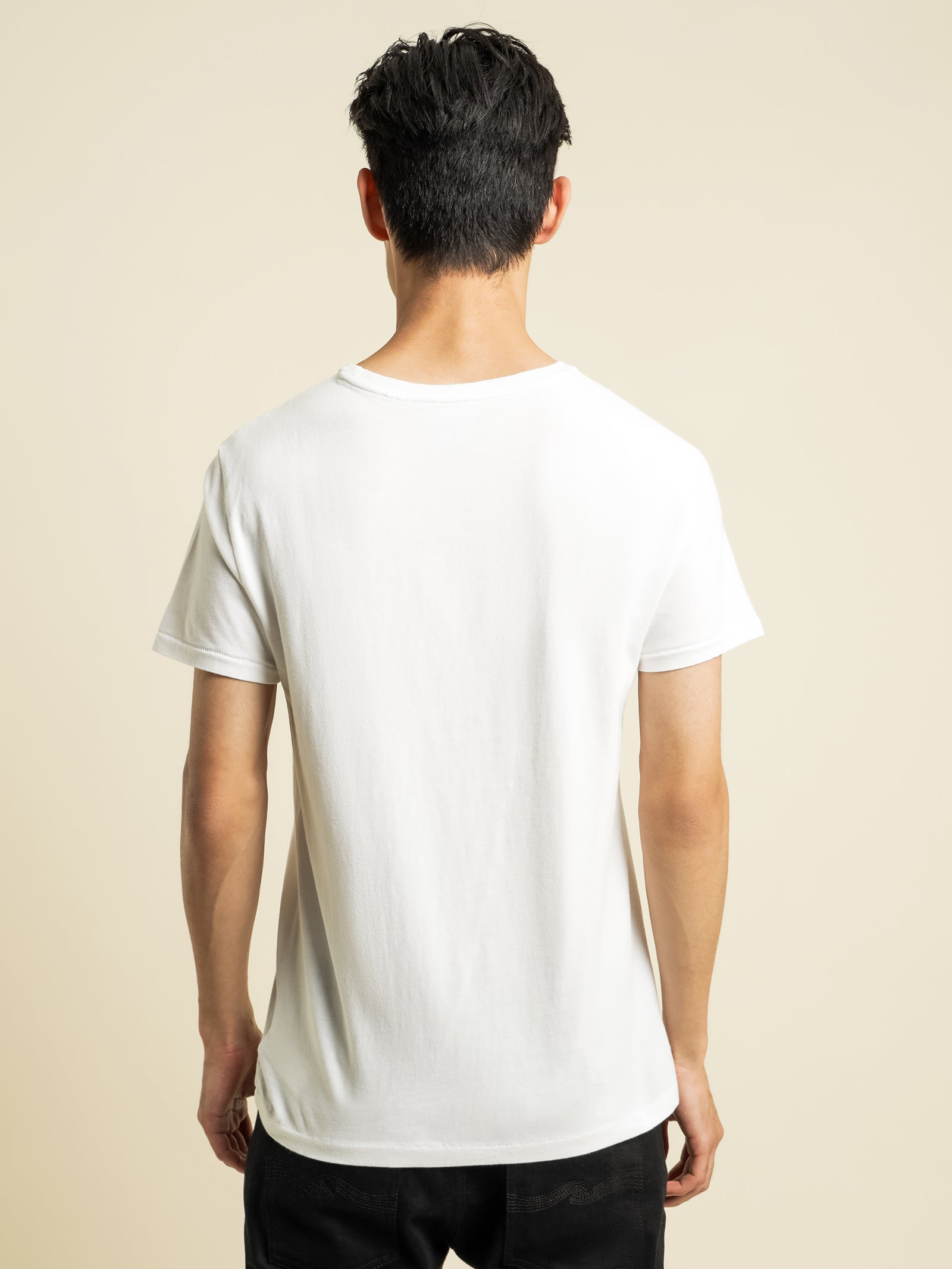 Polo Short Sleeve Jersey T-Shirt in White