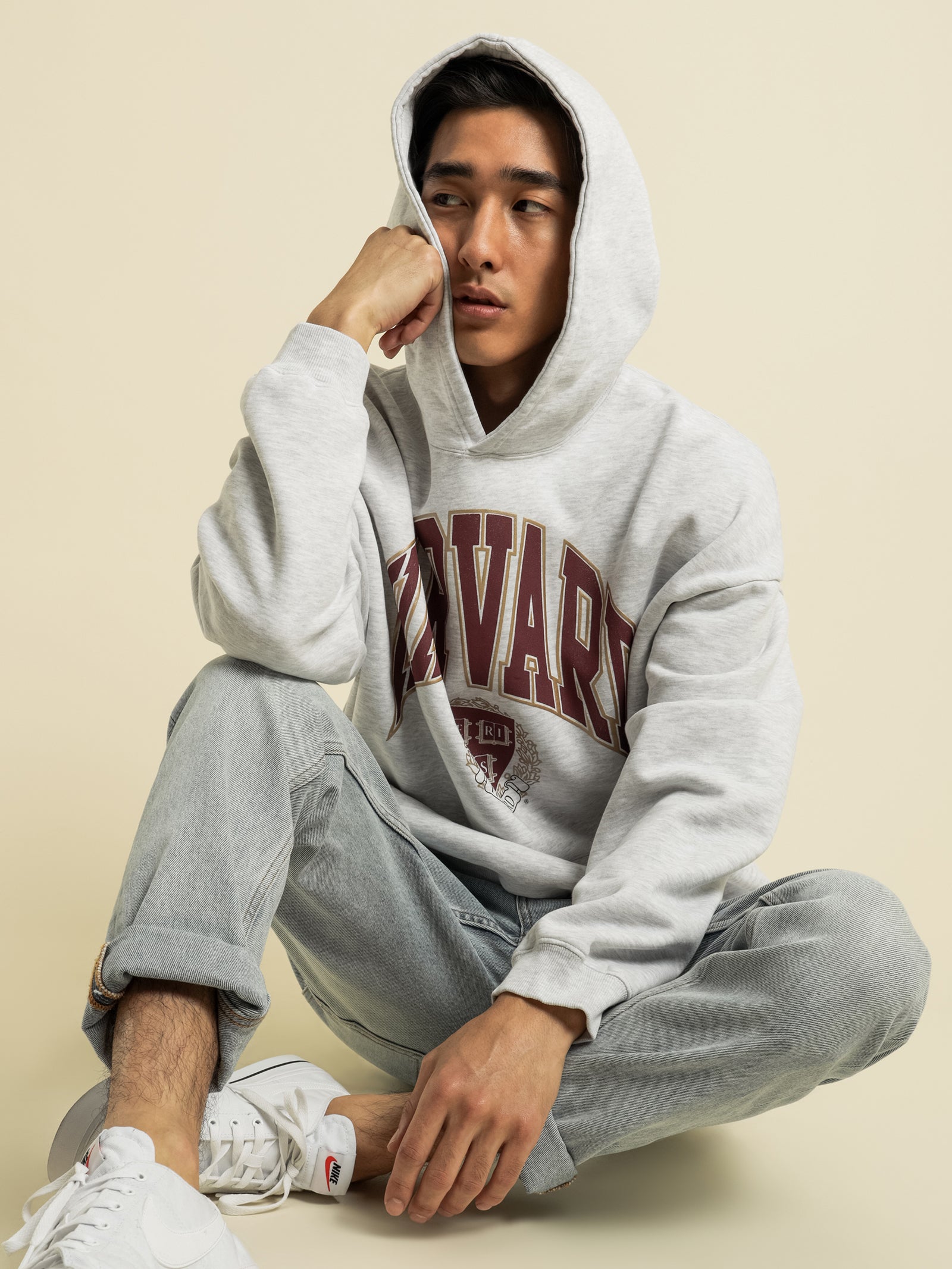 Harvard on sale gray hoodie