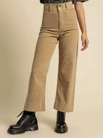 Belle Cord Pants in Sand