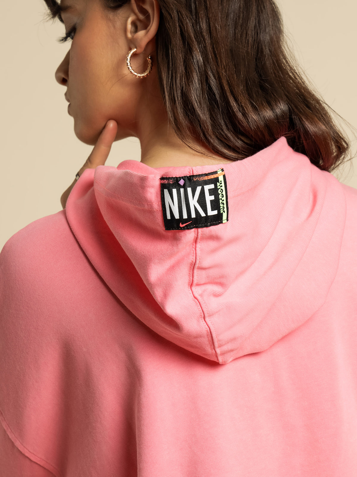 Nike Washed Hoodie in Sunset Pulse Pink | Sunset Pul