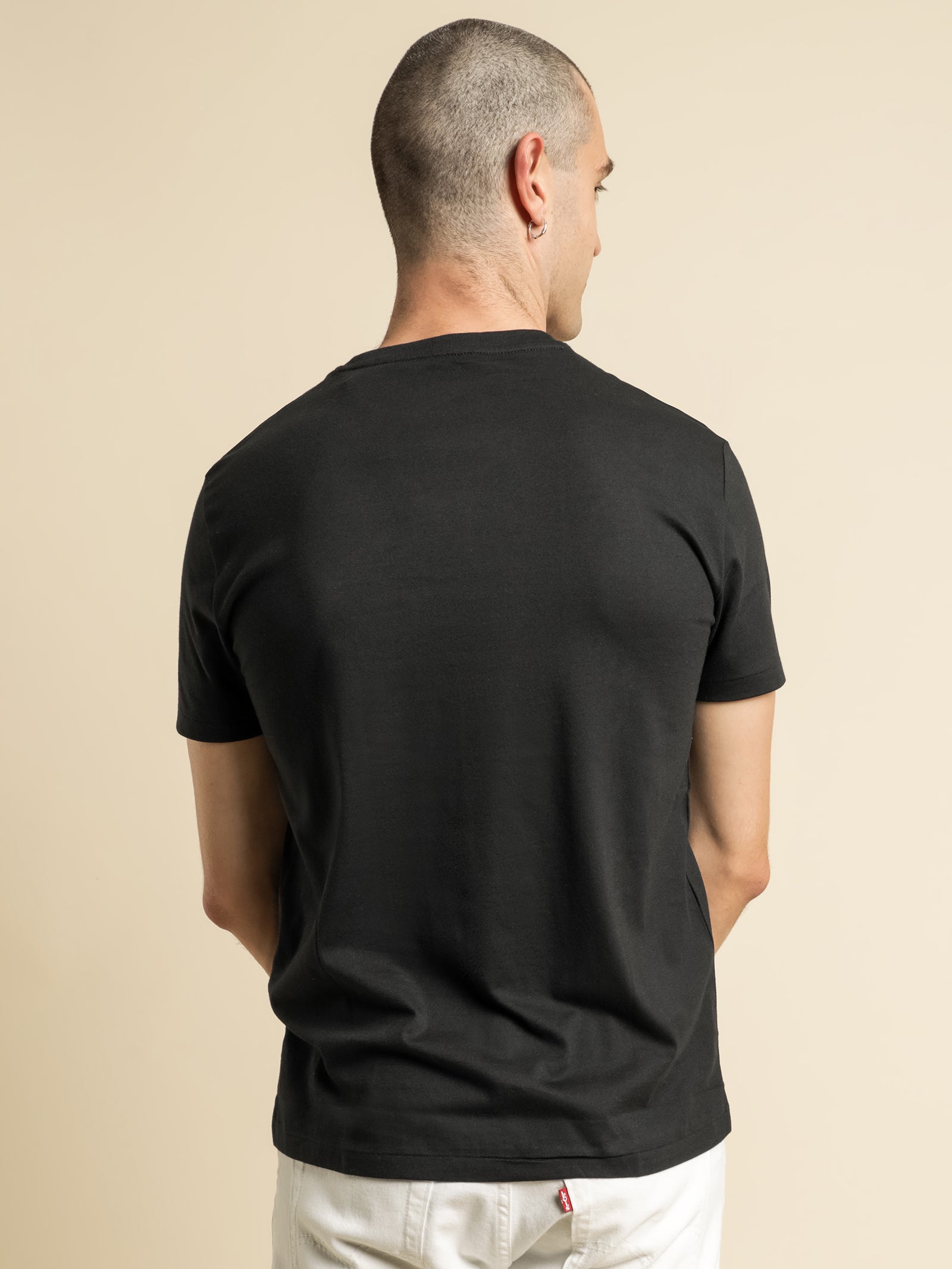 Custom Slim Fit Shirt in Black