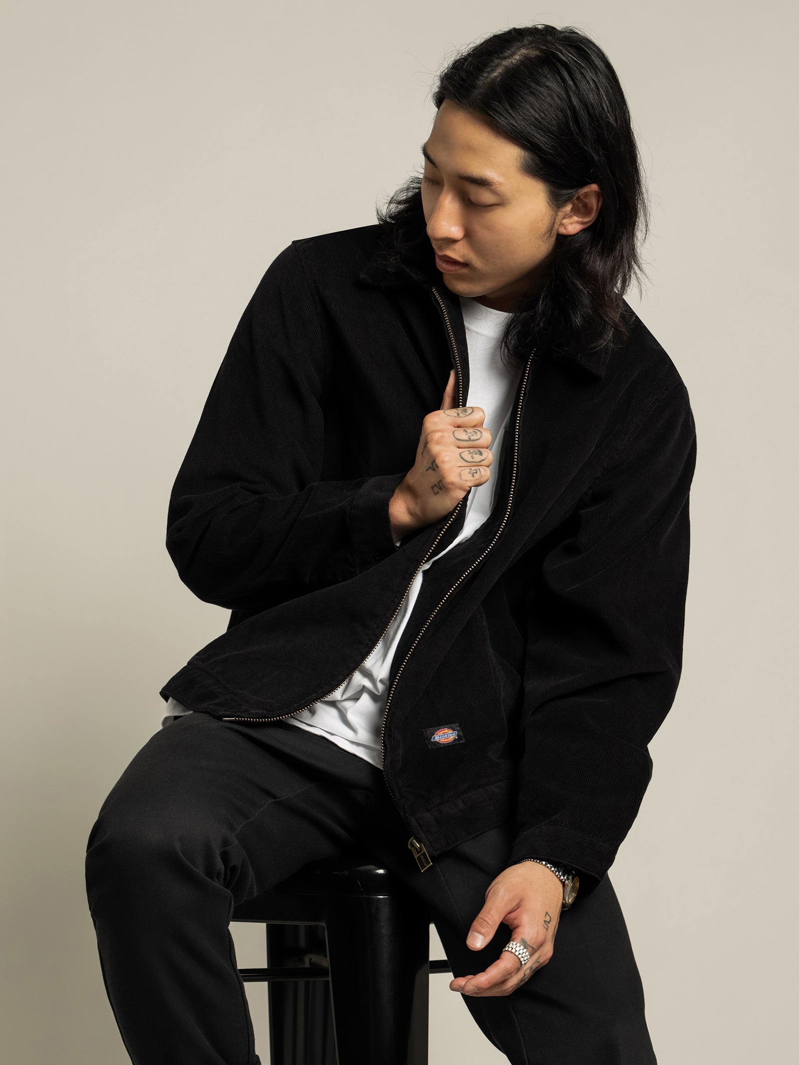 Sonora Corduroy Jacket in Black