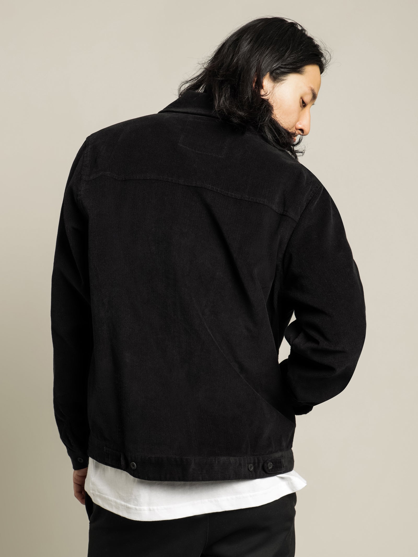 Sonora Corduroy Jacket in Black