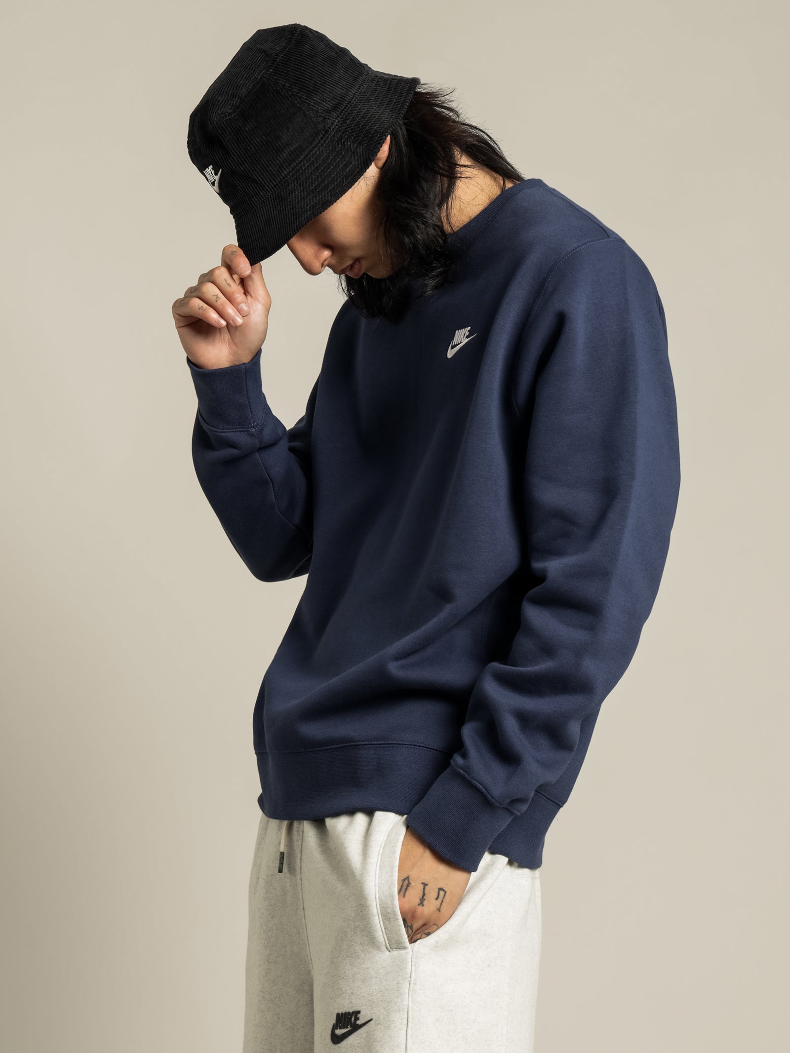 NSW Club Crew Sweater in Navy - Glue Store