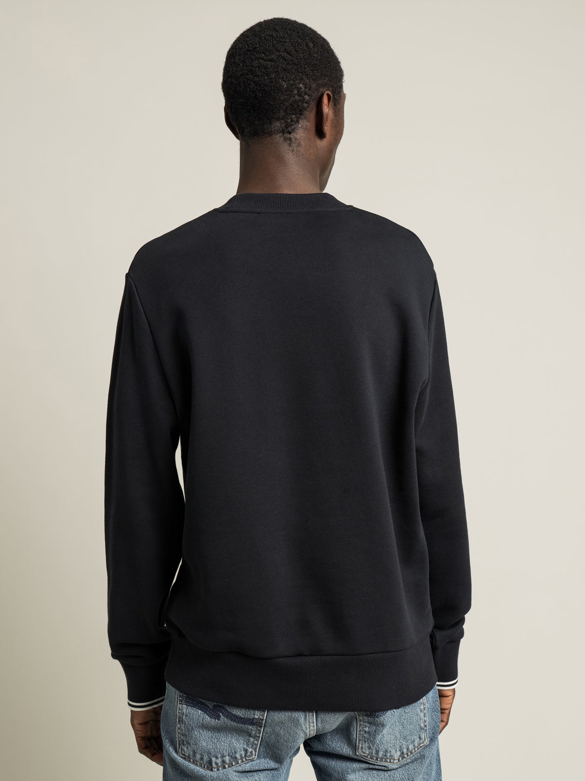 Fred Perry Crew Neck Sweatshirt in Navy | Navy