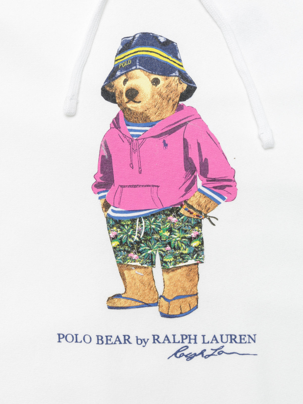 Polo Ralph Lauren Polo Bear Hoodie in White | White