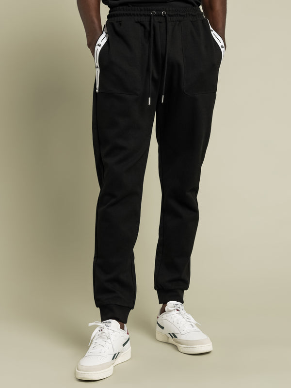 Kappa Authentic Japan Etro Trackpants in Black | Glue Store