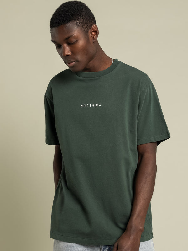 Minimal Thrills Merch Fit T-Shirt in Sycamore Green | Glue Store