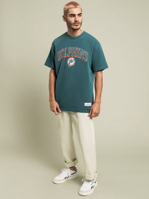 Miami Dolphins T-Shirt in Black - Glue Store