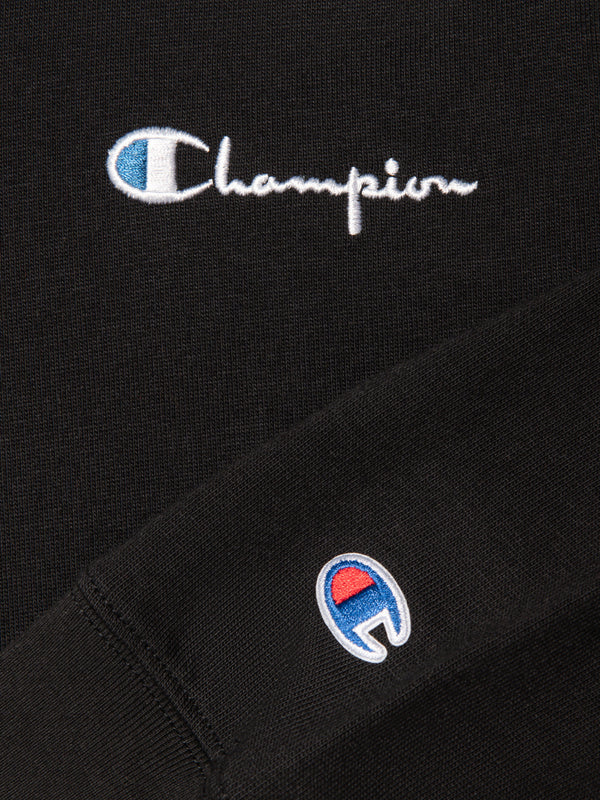 Champion Long Sleeve Rugby Jersey in Black Black | Glue Store