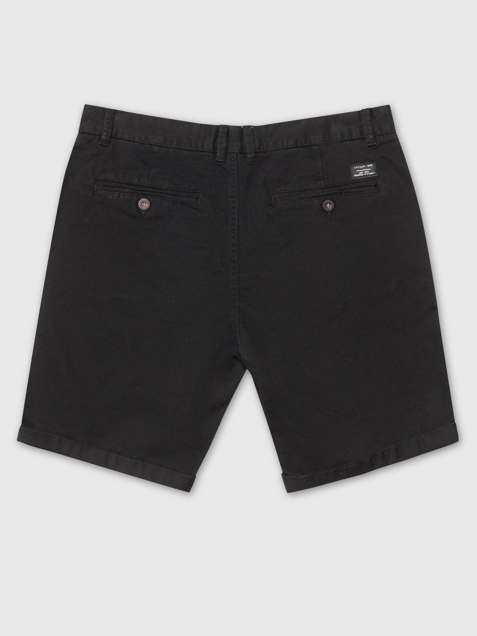 Ellis Chino Short in Black