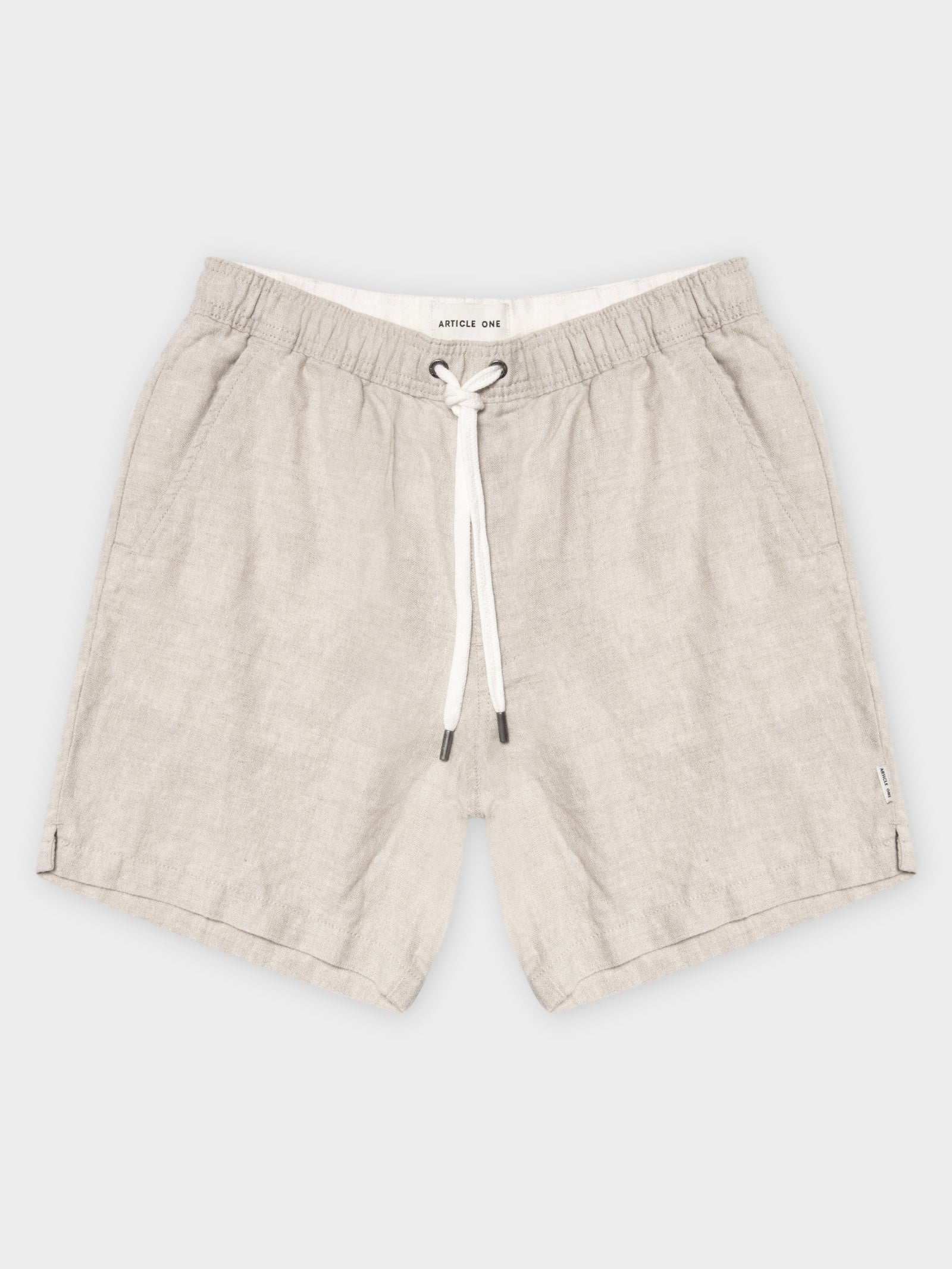 Linen Lounge Shorts in Natural - Glue Store