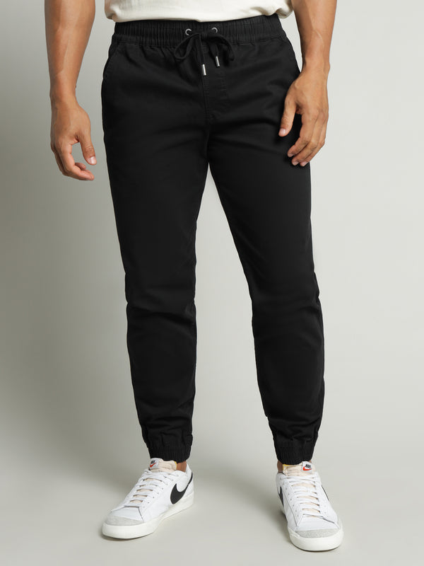 Article one Bryson Joggers in Black Black | Glue Store