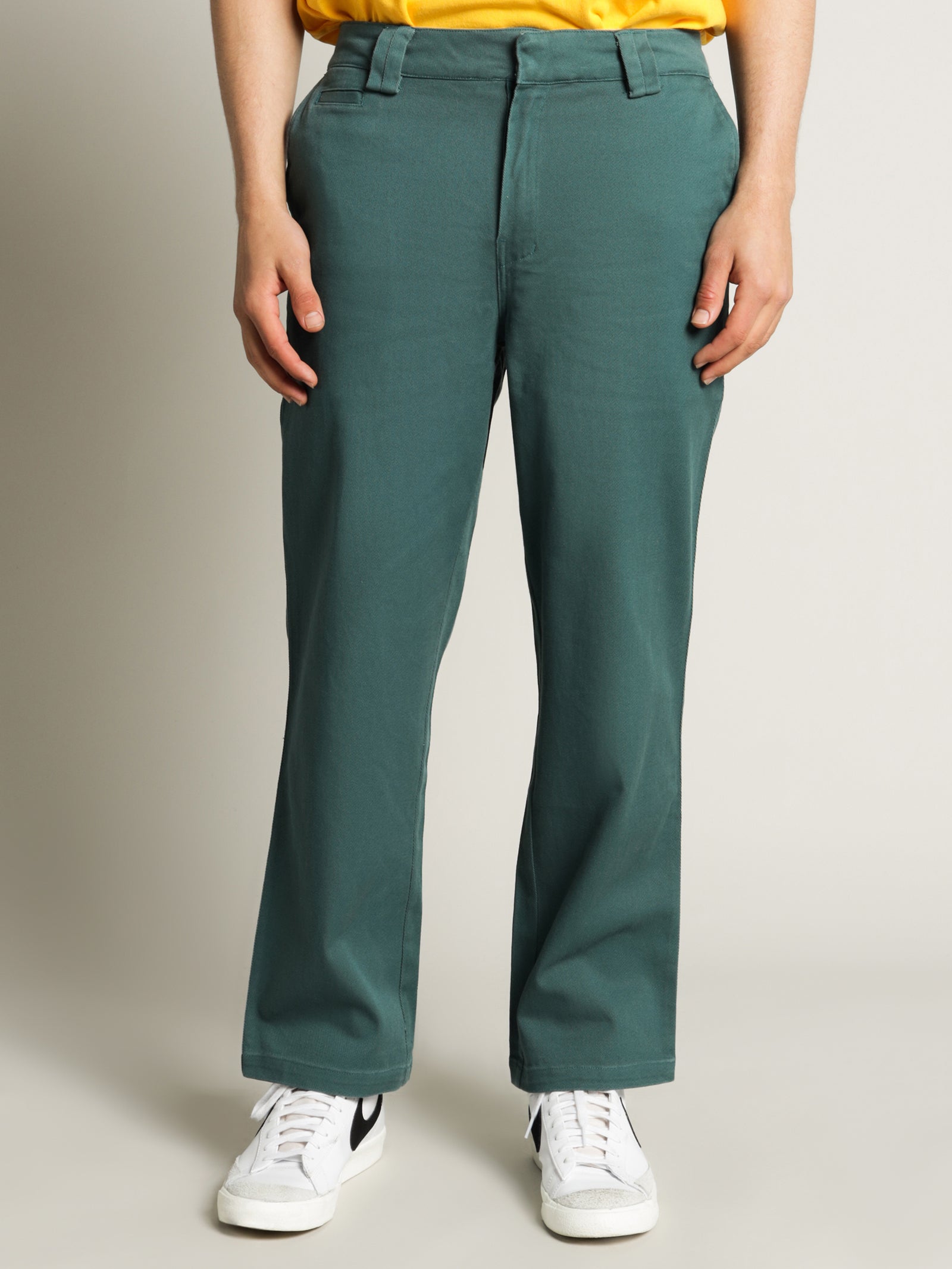 Taylor Records Pants in Teal