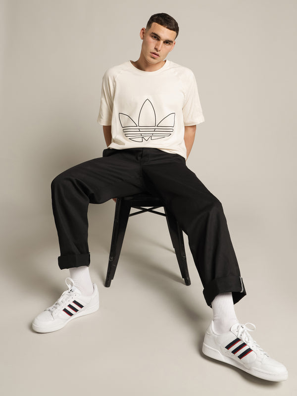 Adidas Graphics Tricolor T-Shirt in Wonder White White | Glue Store