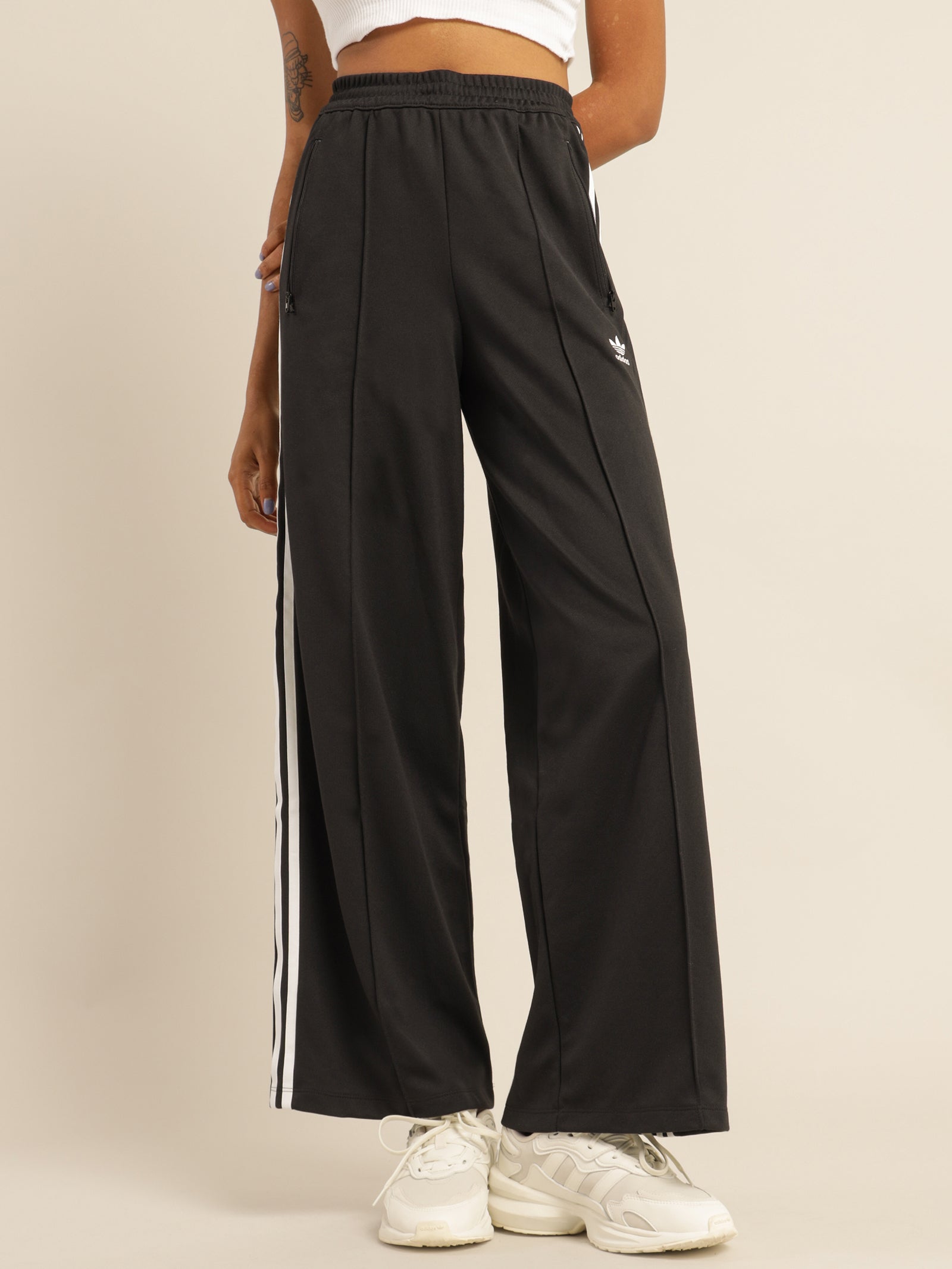 Adilenium Oversized Track Pants in Black - Glue Store