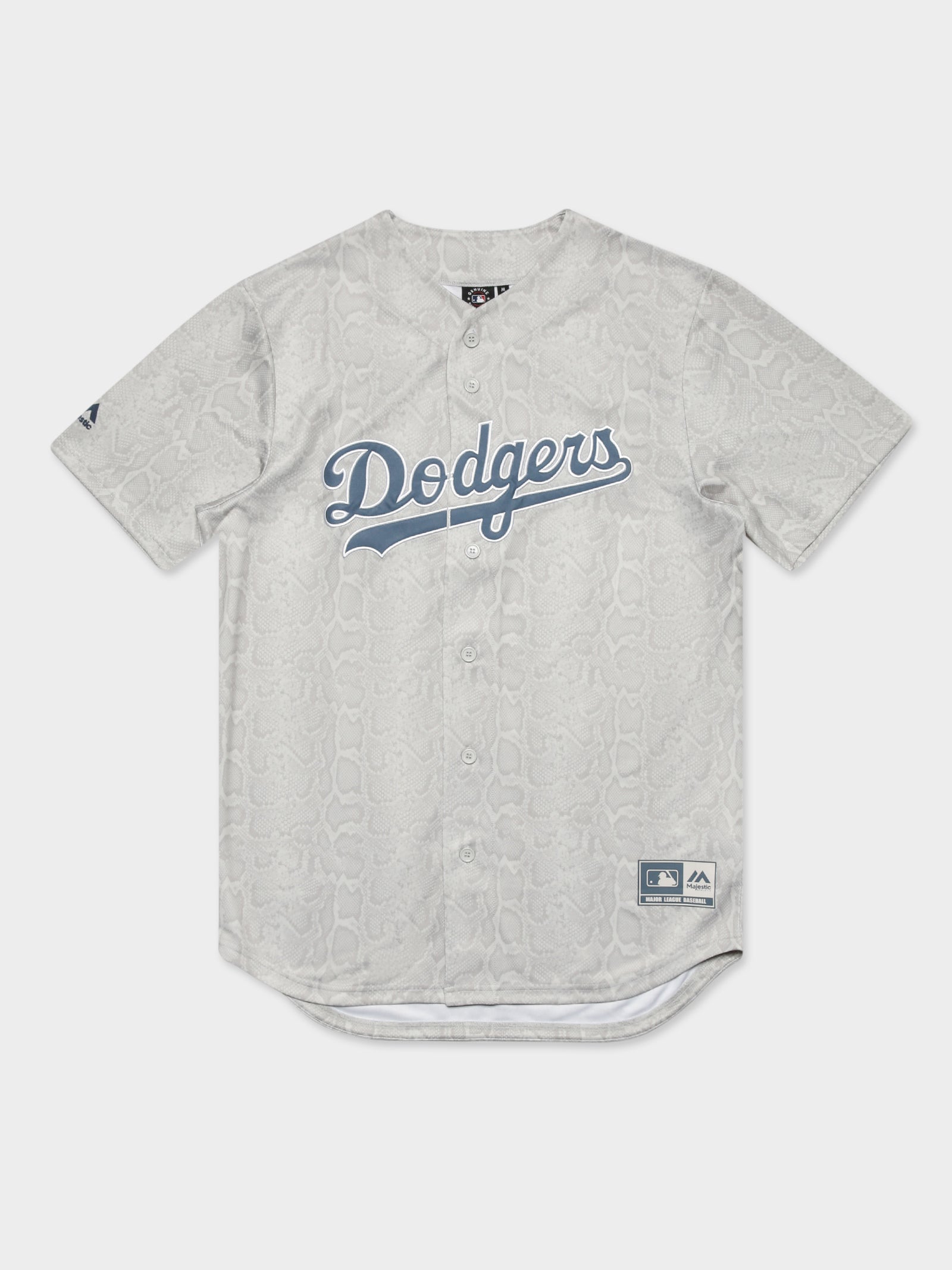 Majestic Dodgers Wordmark Tee - Black - New Star