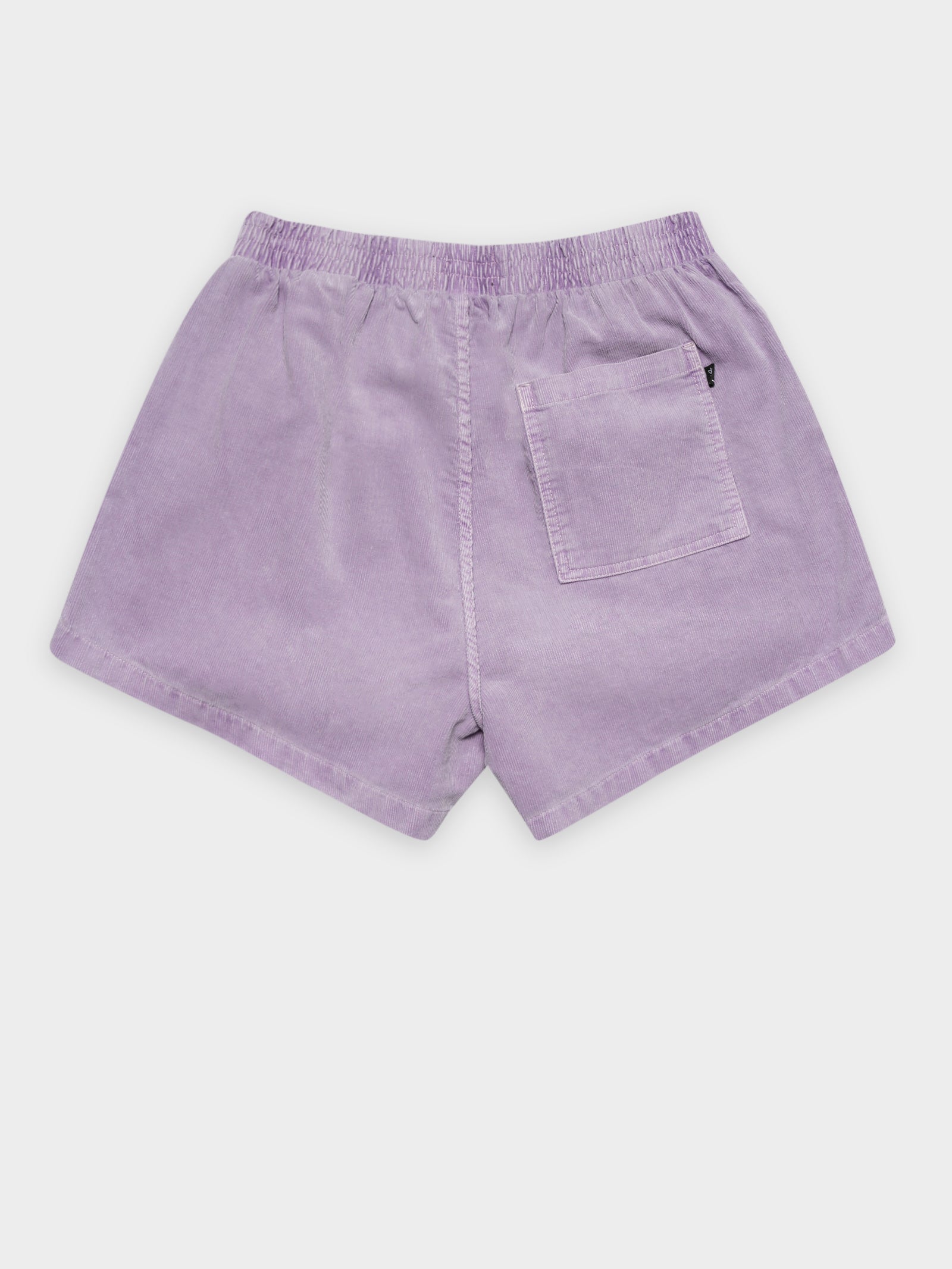 Stock Cord Shorts in Pastel Lilac