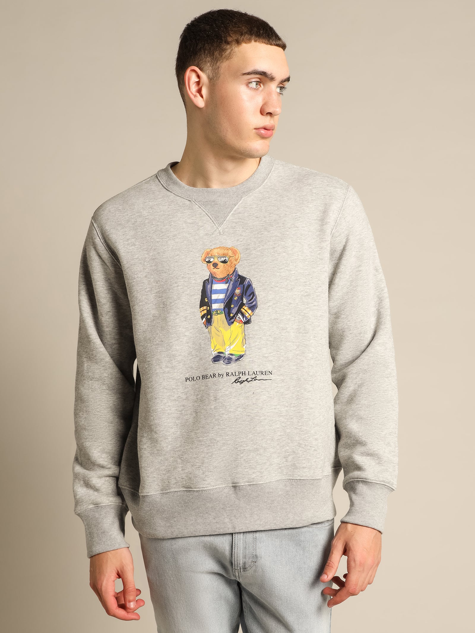 Polo Bear Fleece in Grey