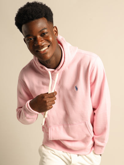 Classic Pop Over Hoodie in Carmel Pink