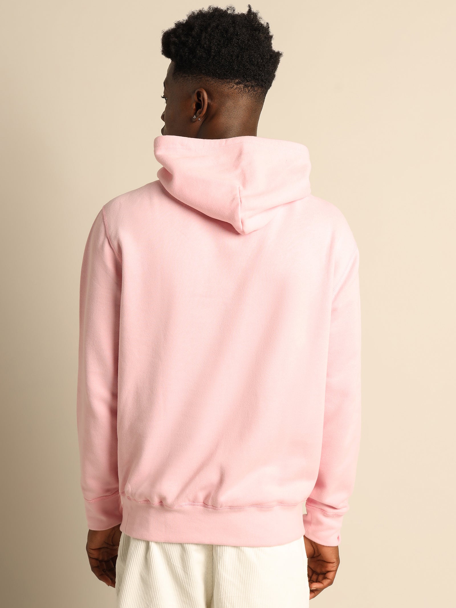 Classic Pop Over Hoodie in Carmel Pink